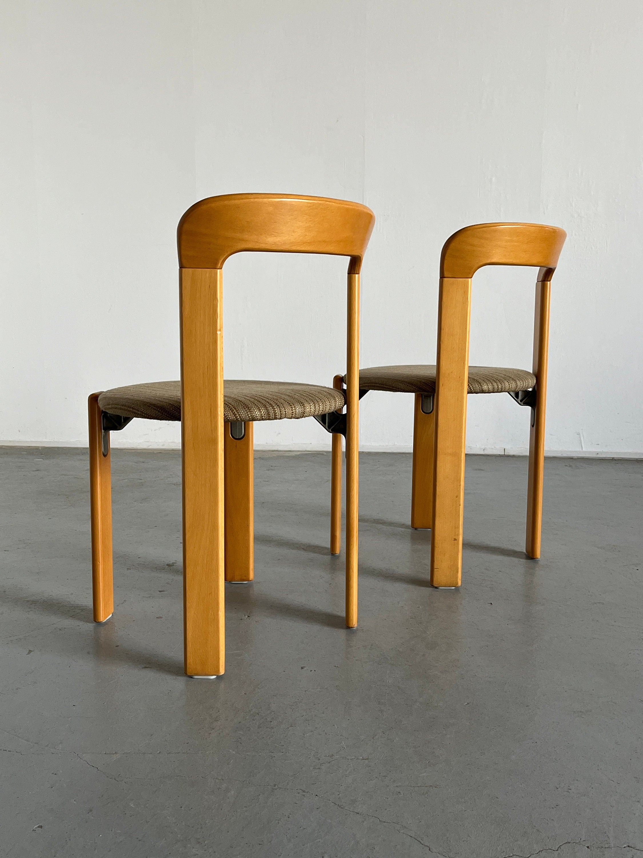 Pair of Bruno Rey Dining Chairs for Kusch & Co, 1990s Germany