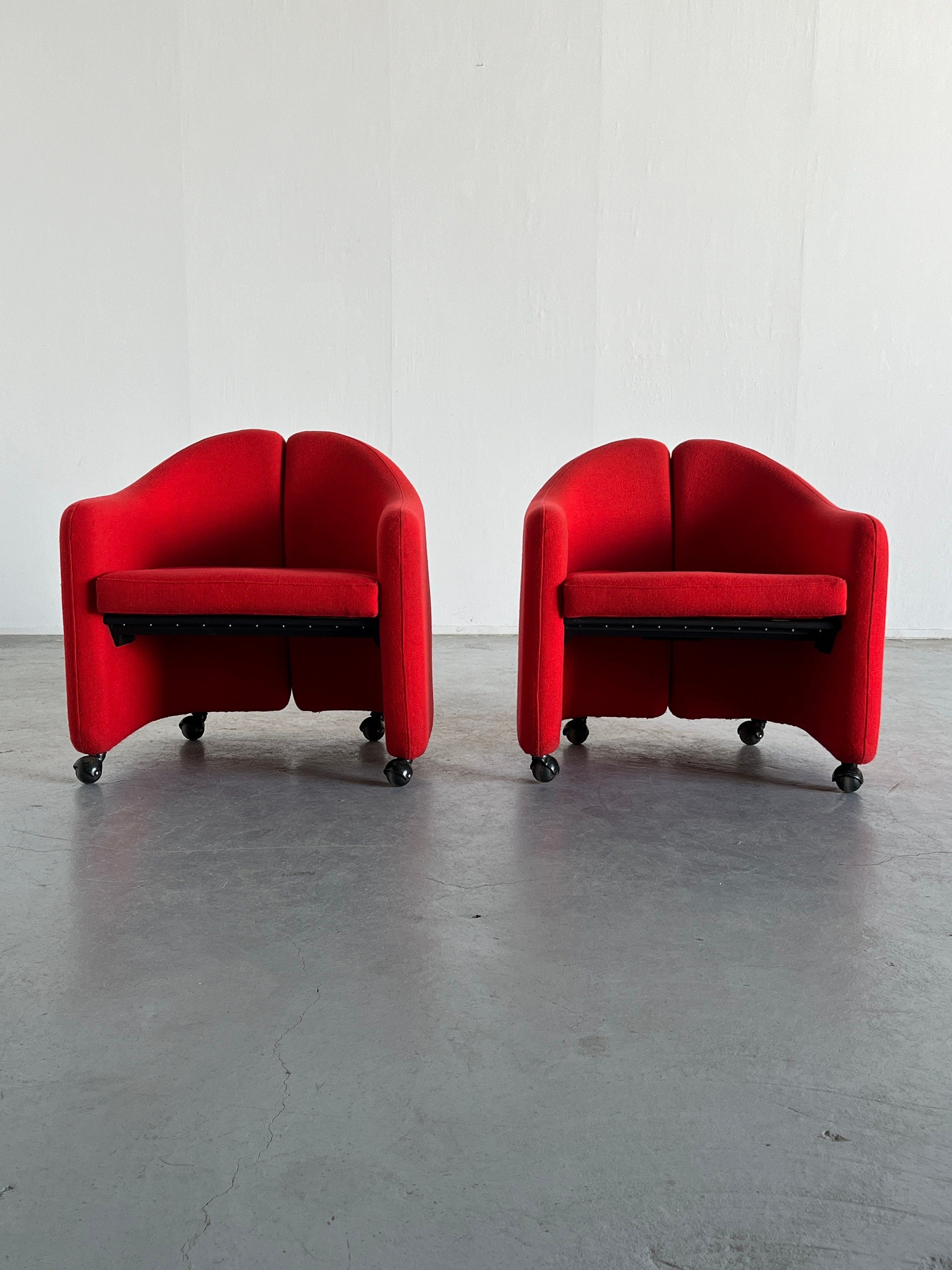 “PS142” Armchairs by Eugenio Gerli for Tecno, Italy 1960s