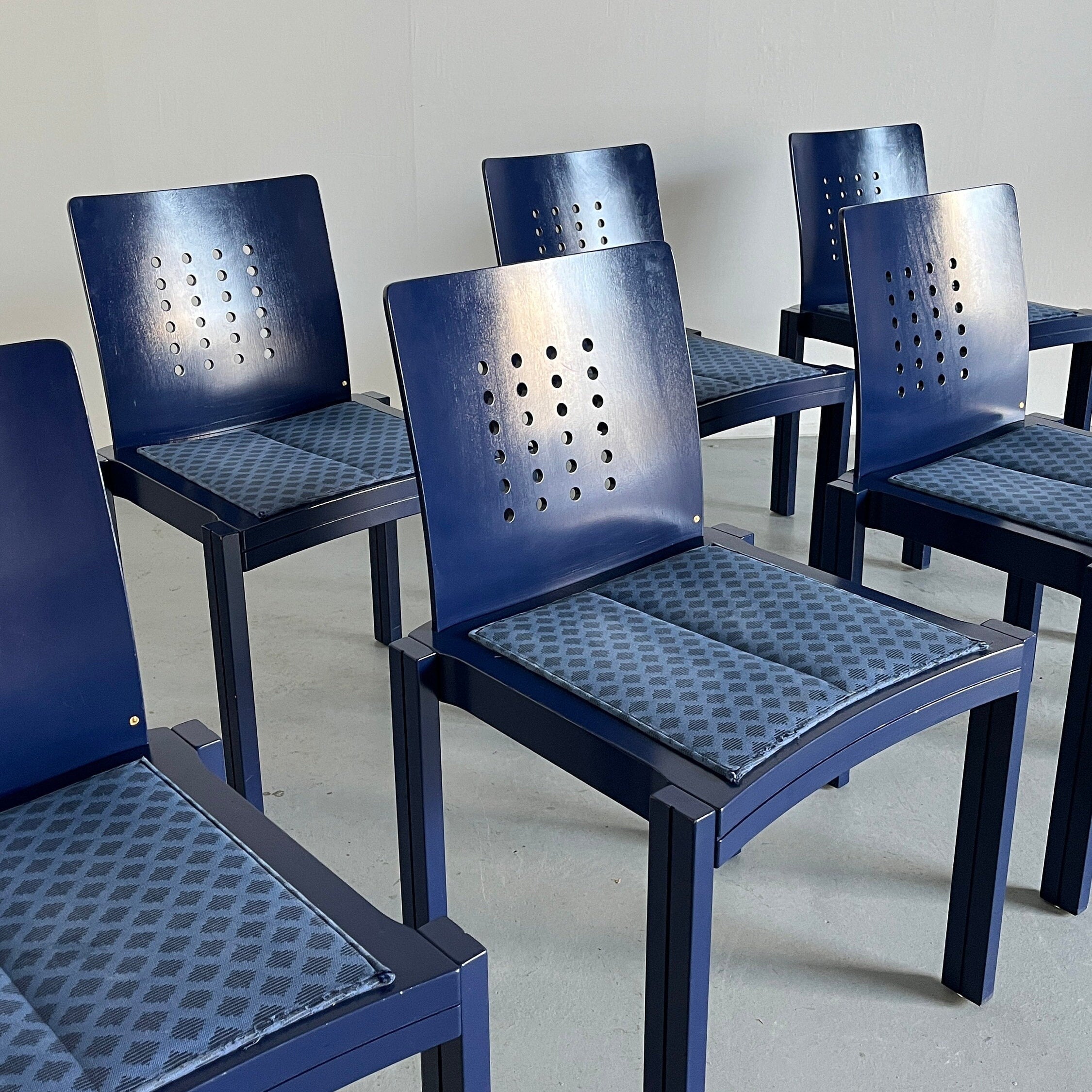 Thonet Vienna Postmodern Stackable Dining Chairs, 1990s