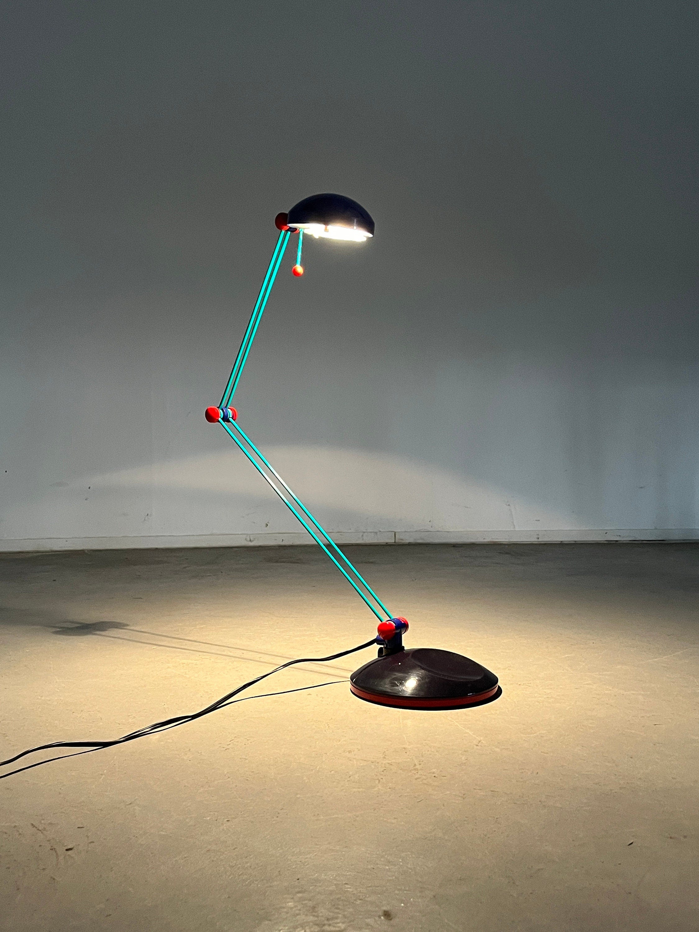 Postmodern Table Lamp by Vrieland, Memphis Style 1980s