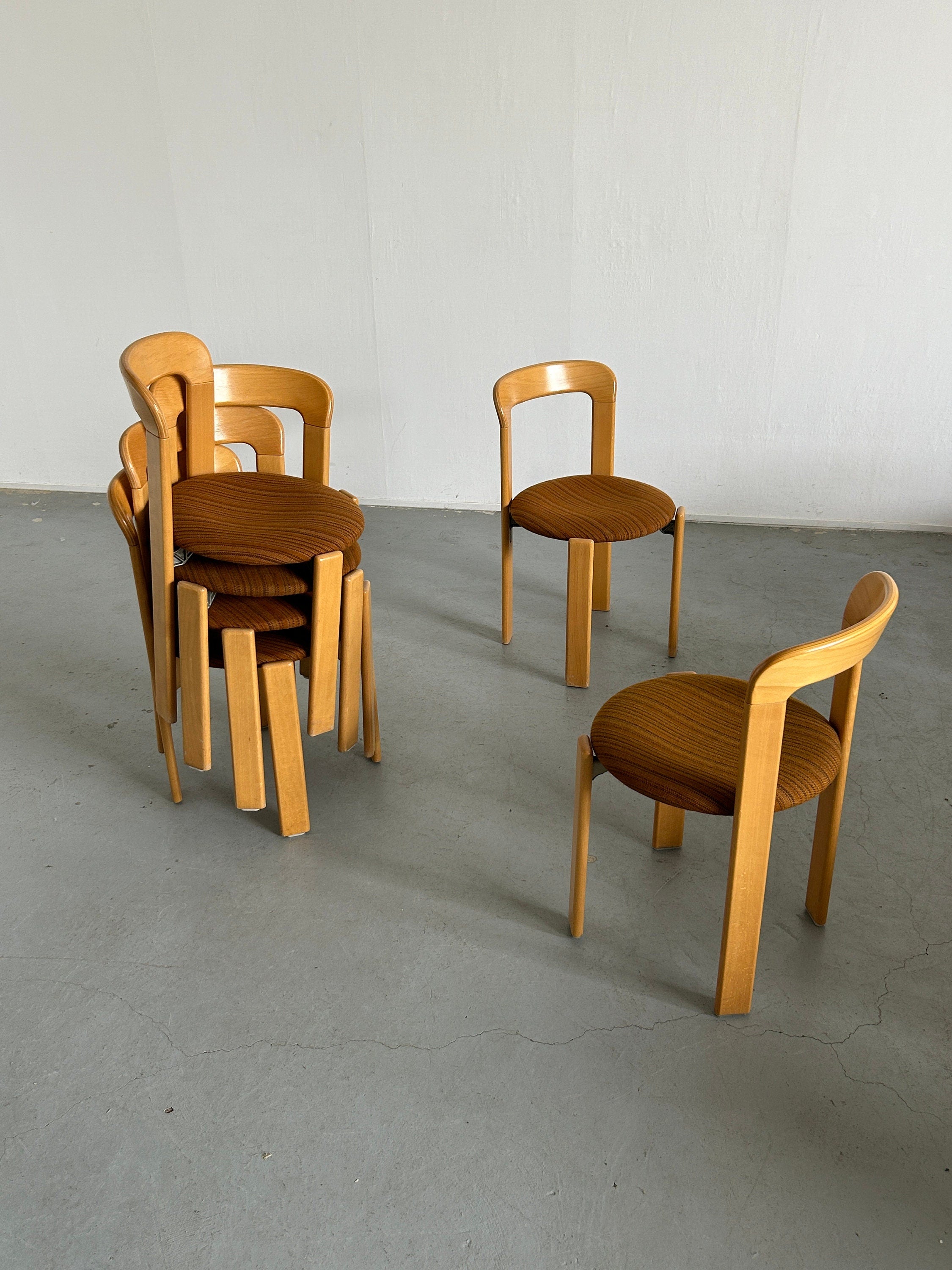 Bruno Rey Stackable Chairs for Kusch & Co, 1990s Germany