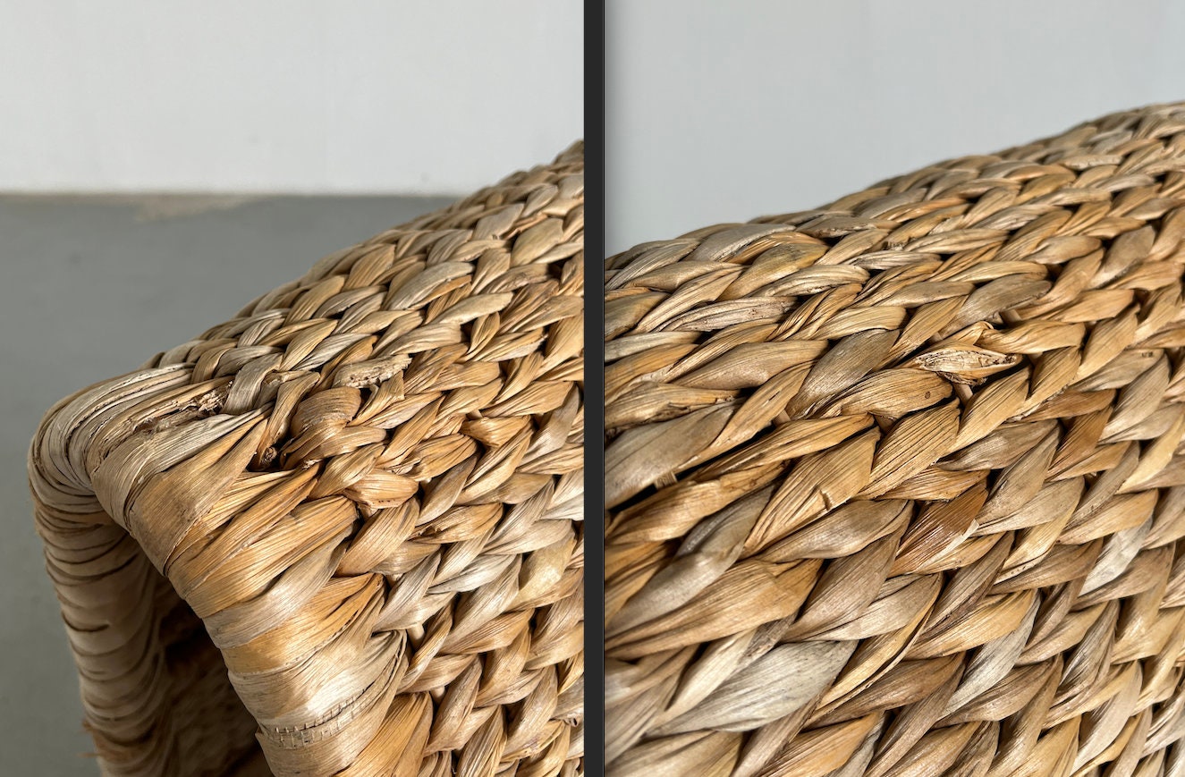 Woven Lounge Chair after P3 Chair by Tito Agnoli, 1980s