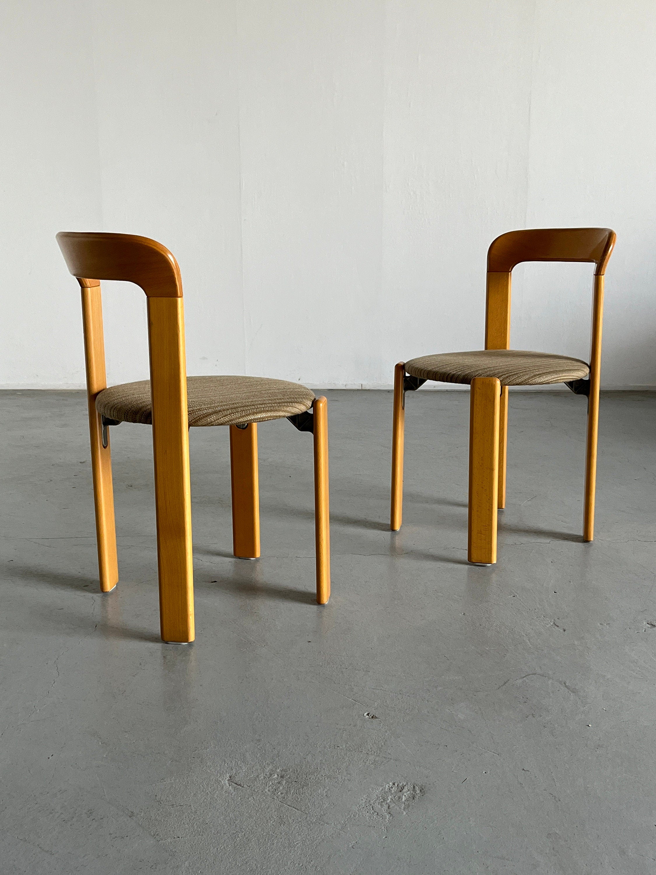 Pair of Bruno Rey Dining Chairs for Kusch & Co, 1990s Germany