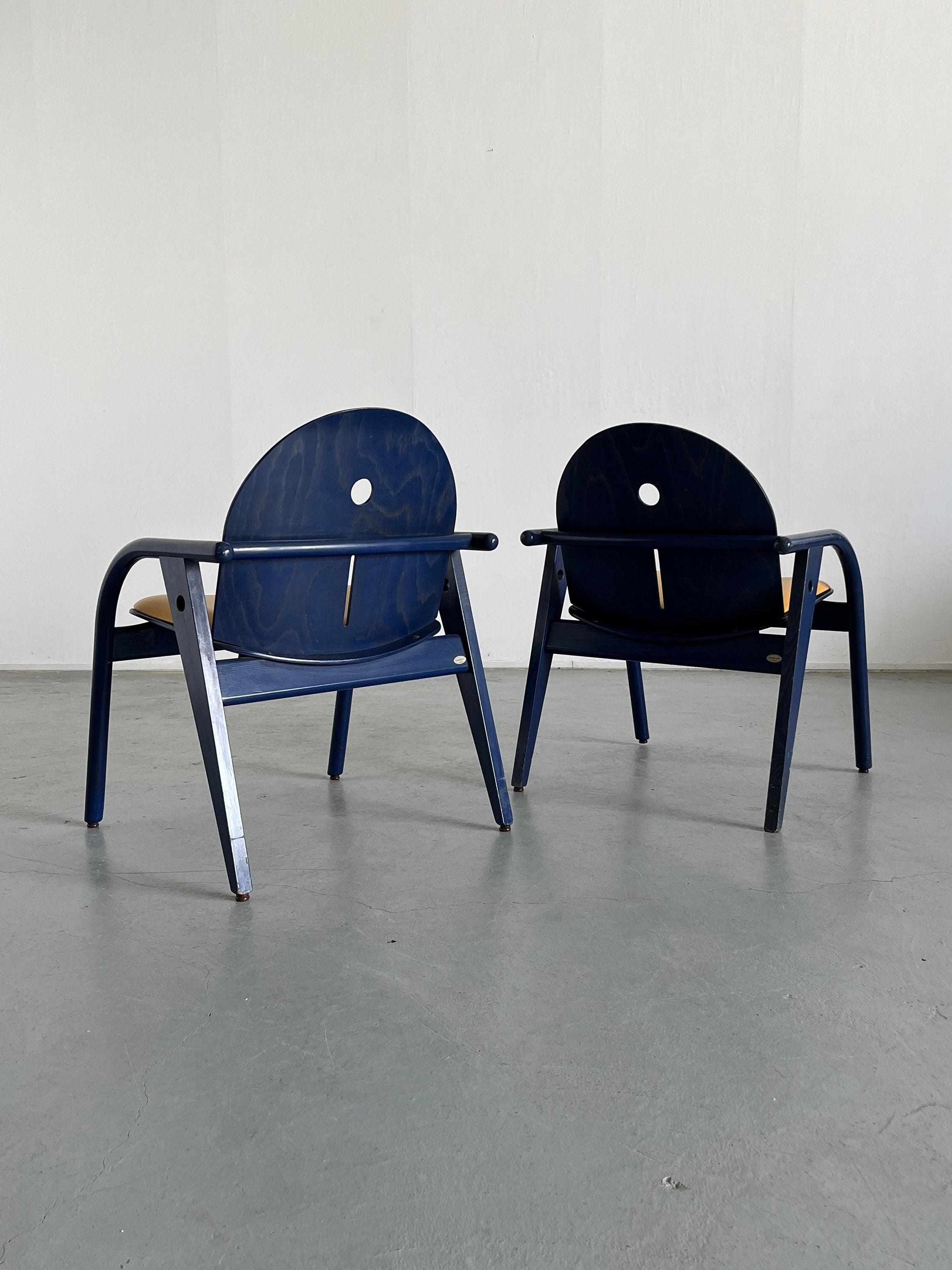 French Postmodern Armchairs, 1980s