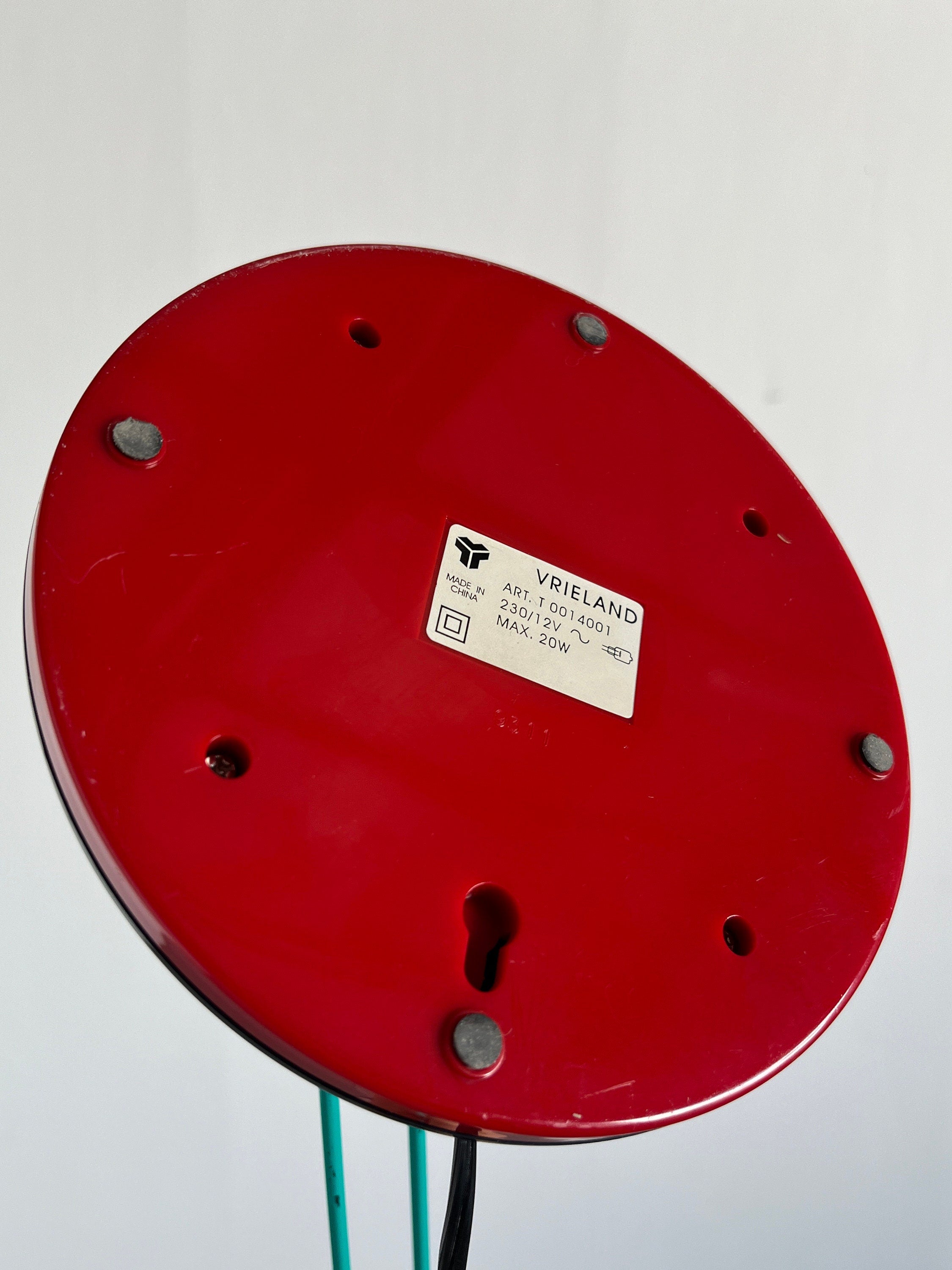 Postmodern Table Lamp by Vrieland, Memphis Style 1980s
