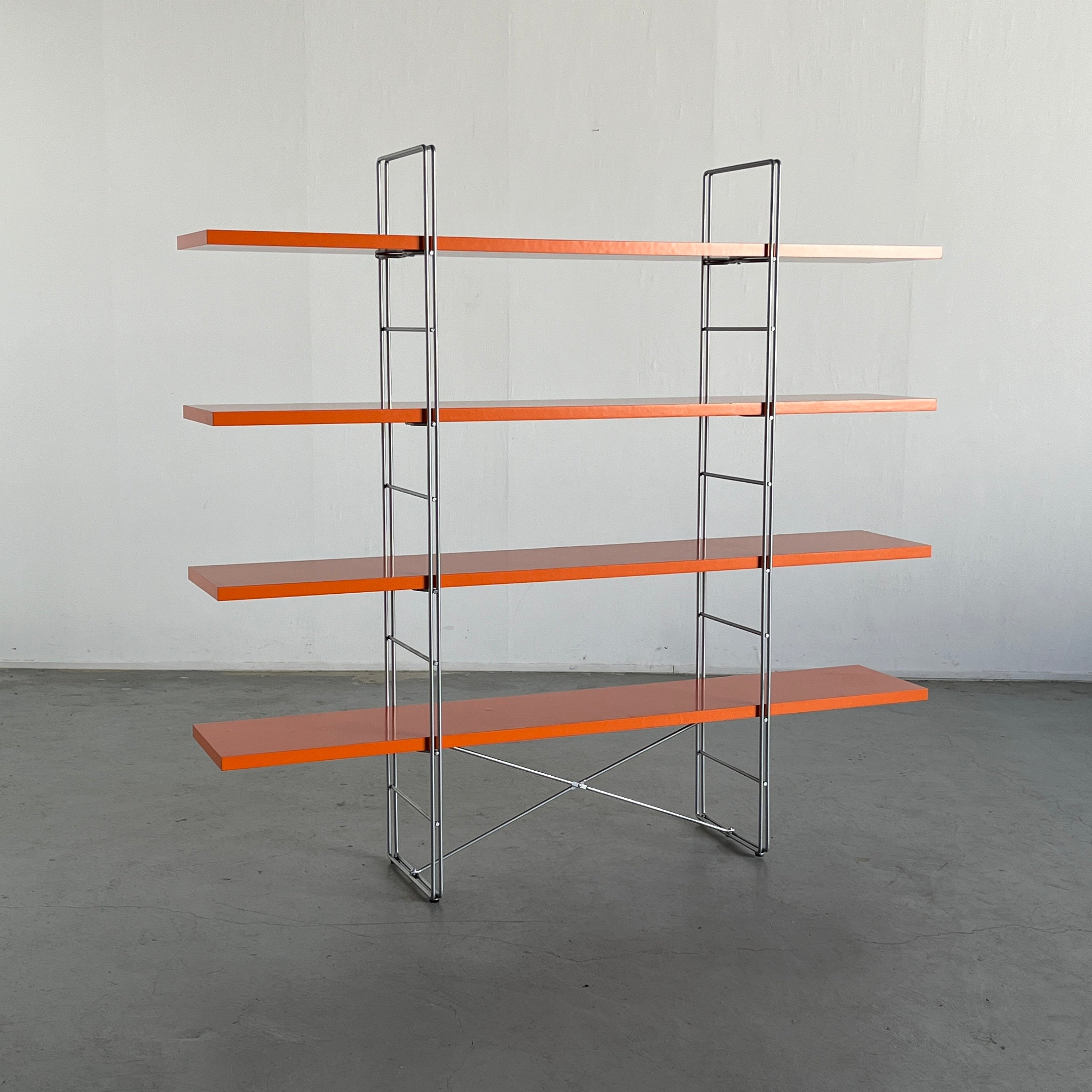 Vintage Ikea 'Enetri' Shelf by Niels Gammelgaard, Orange