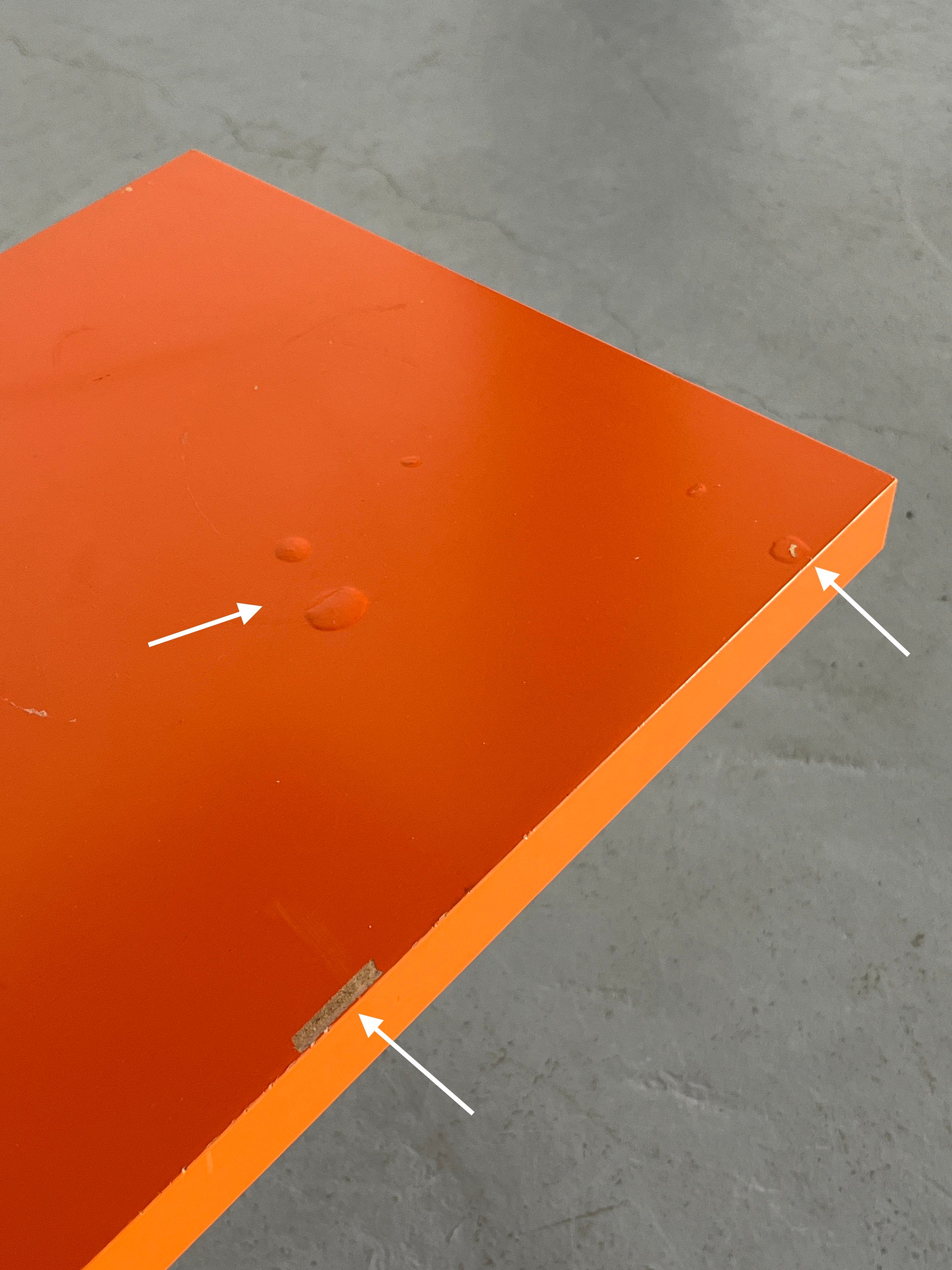 Vintage Ikea 'Enetri' Shelf by Niels Gammelgaard, Orange