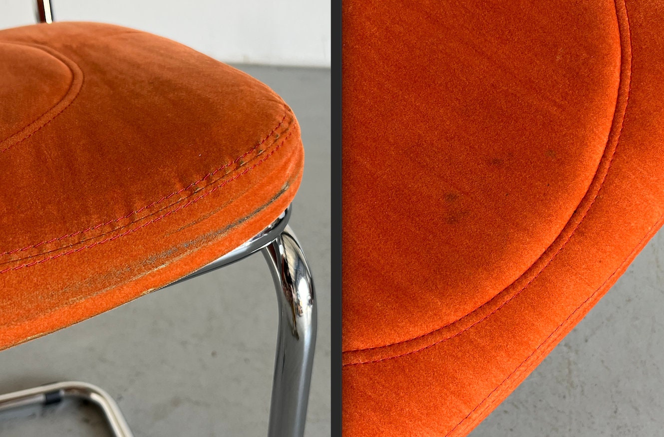 Set of 4 Italian Dining Chairs, 1970s