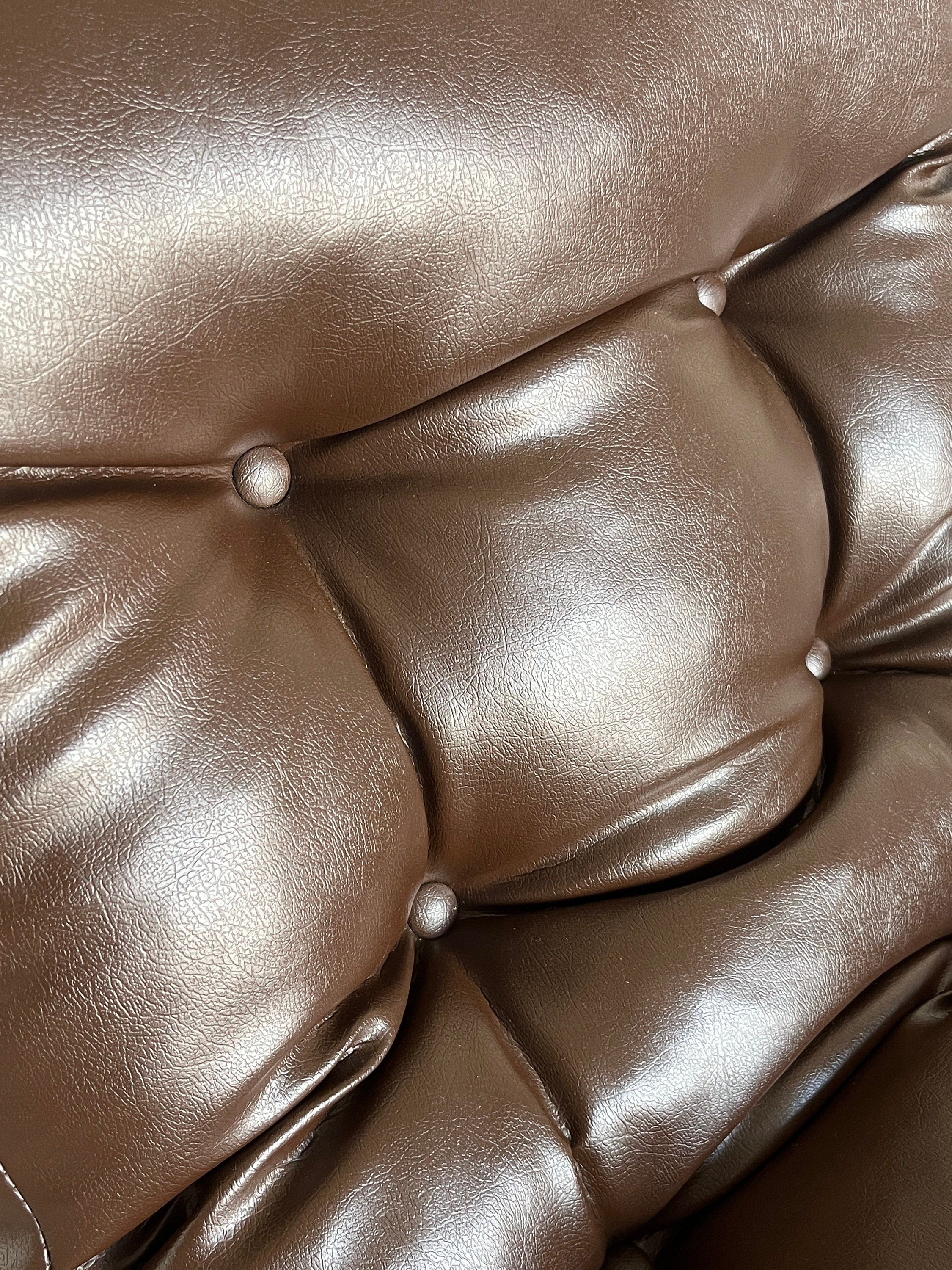"Pixi" Lounge Chair by Gillis Lundgren for IKEA, in Dark Brown Leather, 1976