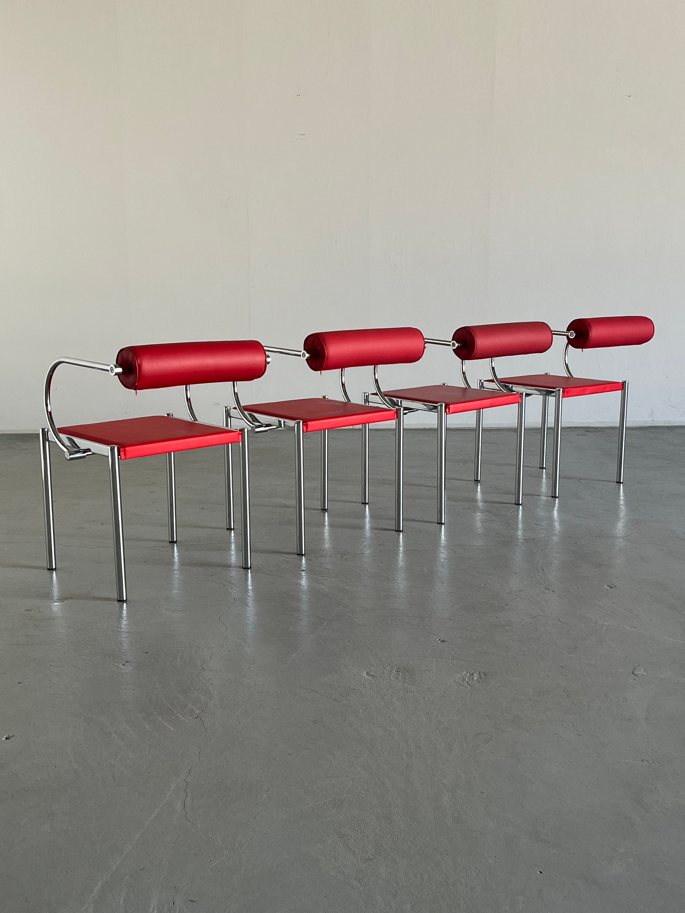 Tubular Chairs in the style of Paolo Piva for B&B Italia