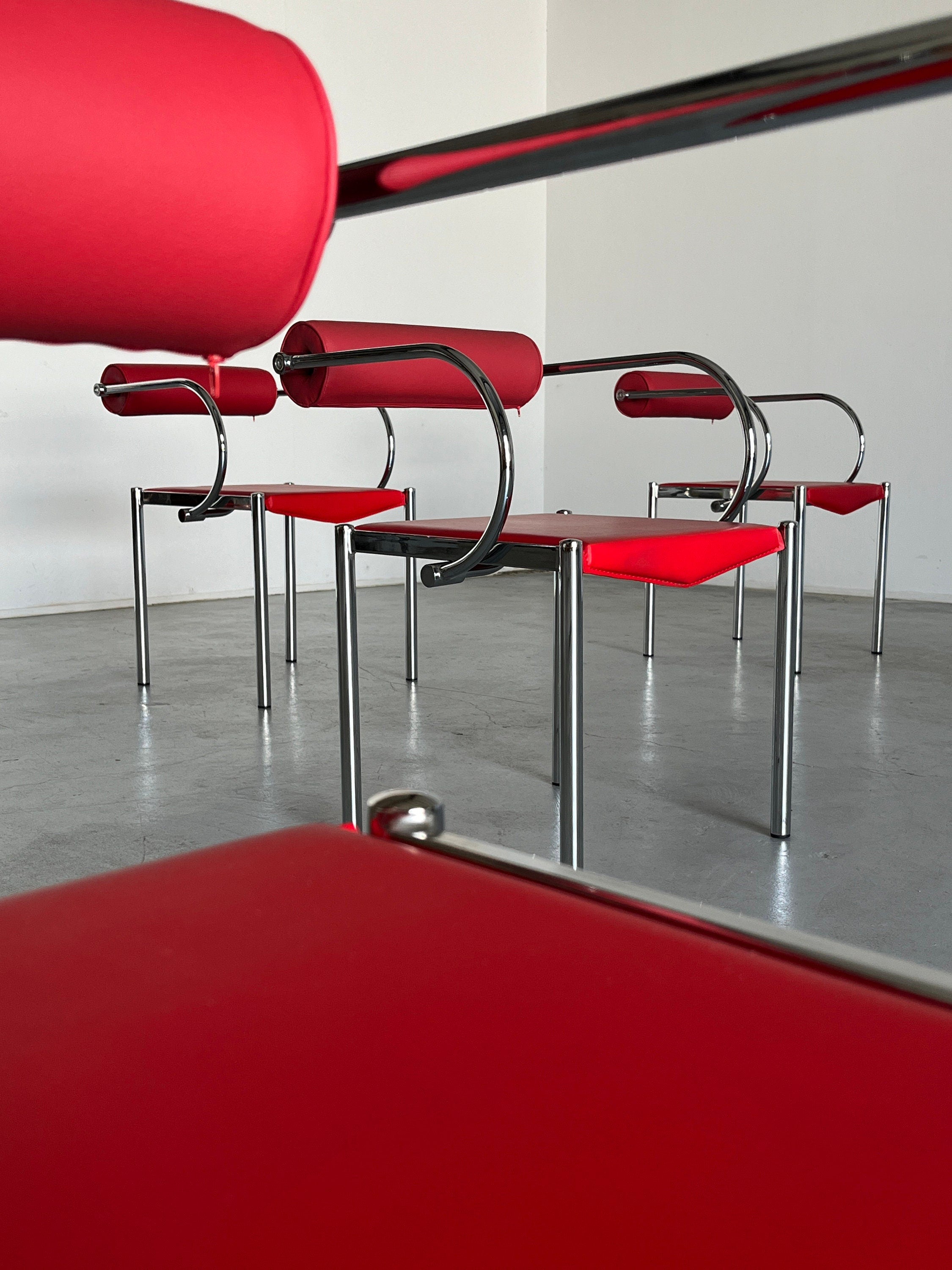 Tubular Chairs in the style of Paolo Piva for B&B Italia