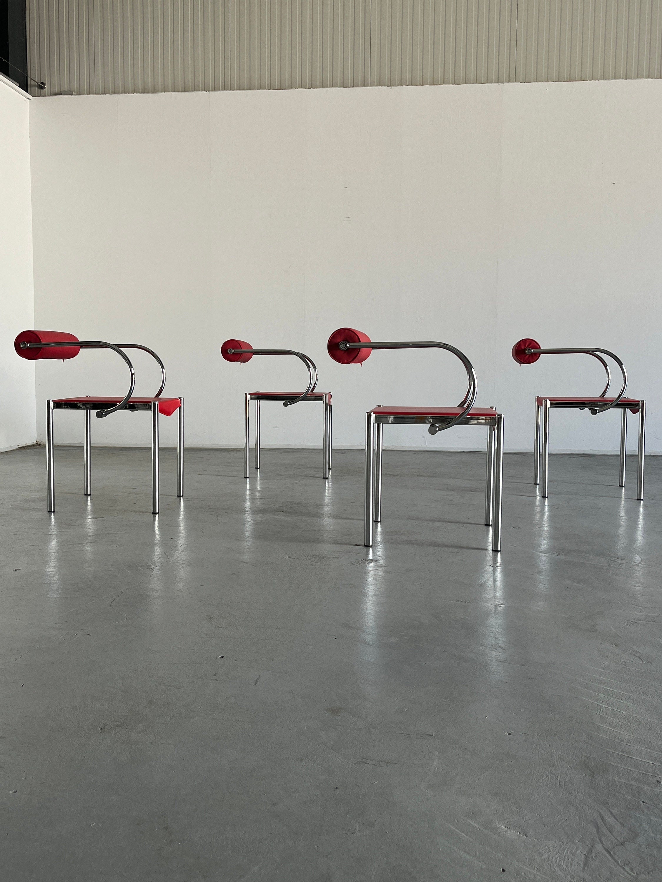 Tubular Chairs in the style of Paolo Piva for B&B Italia