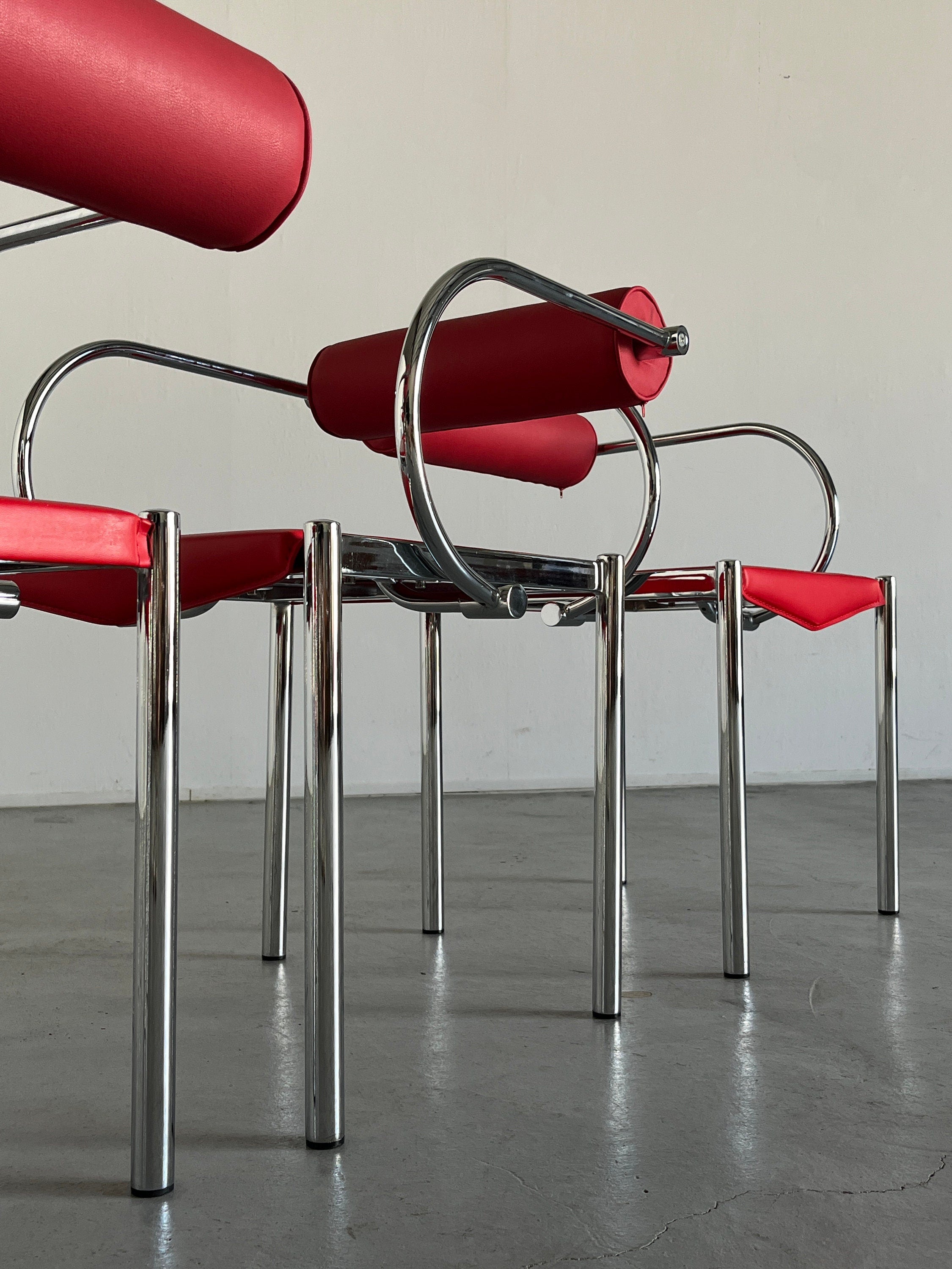 Tubular Chairs in the style of Paolo Piva for B&B Italia