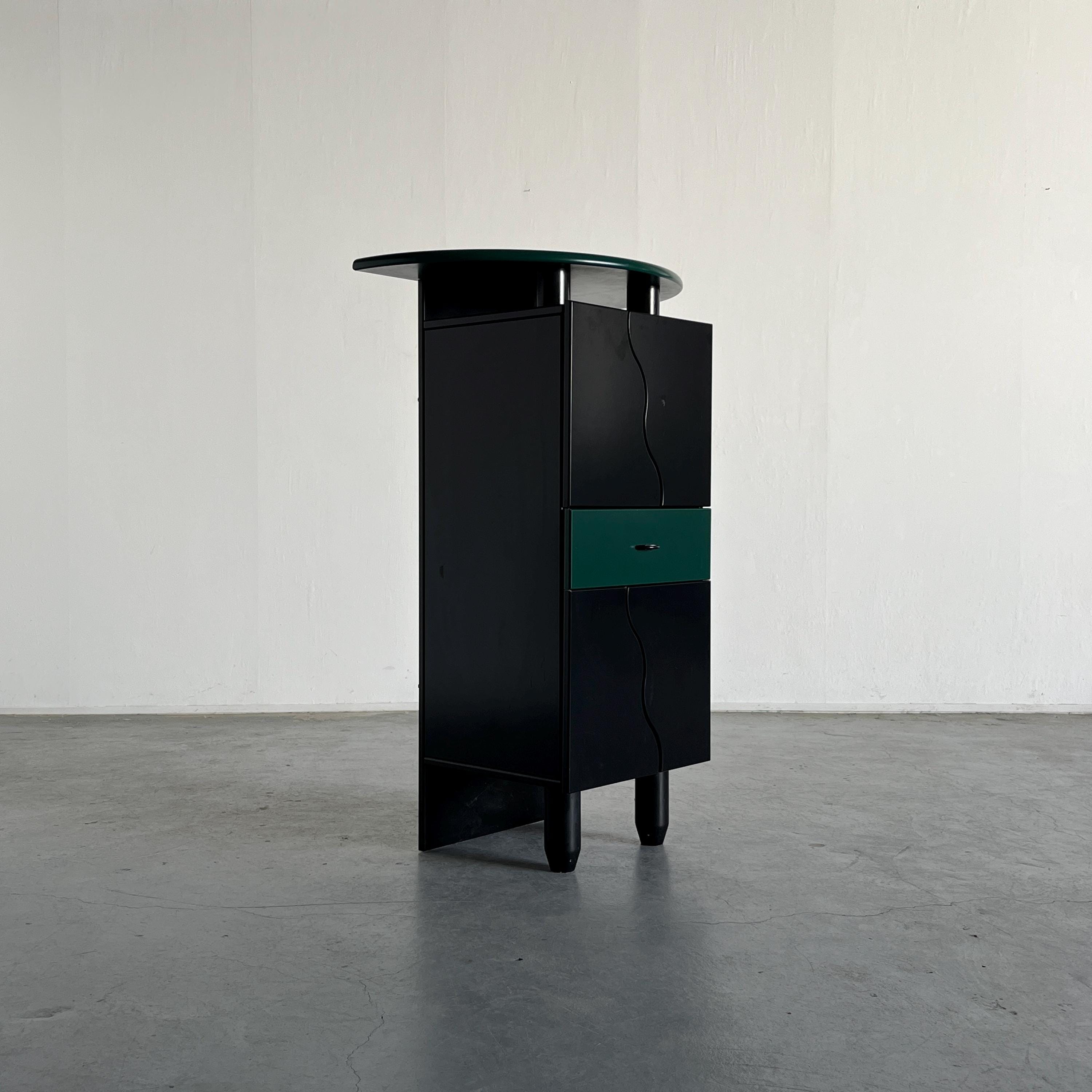 Postmodern Memphis Style Bar Cabinet, in style of Peter Maly, 1980s