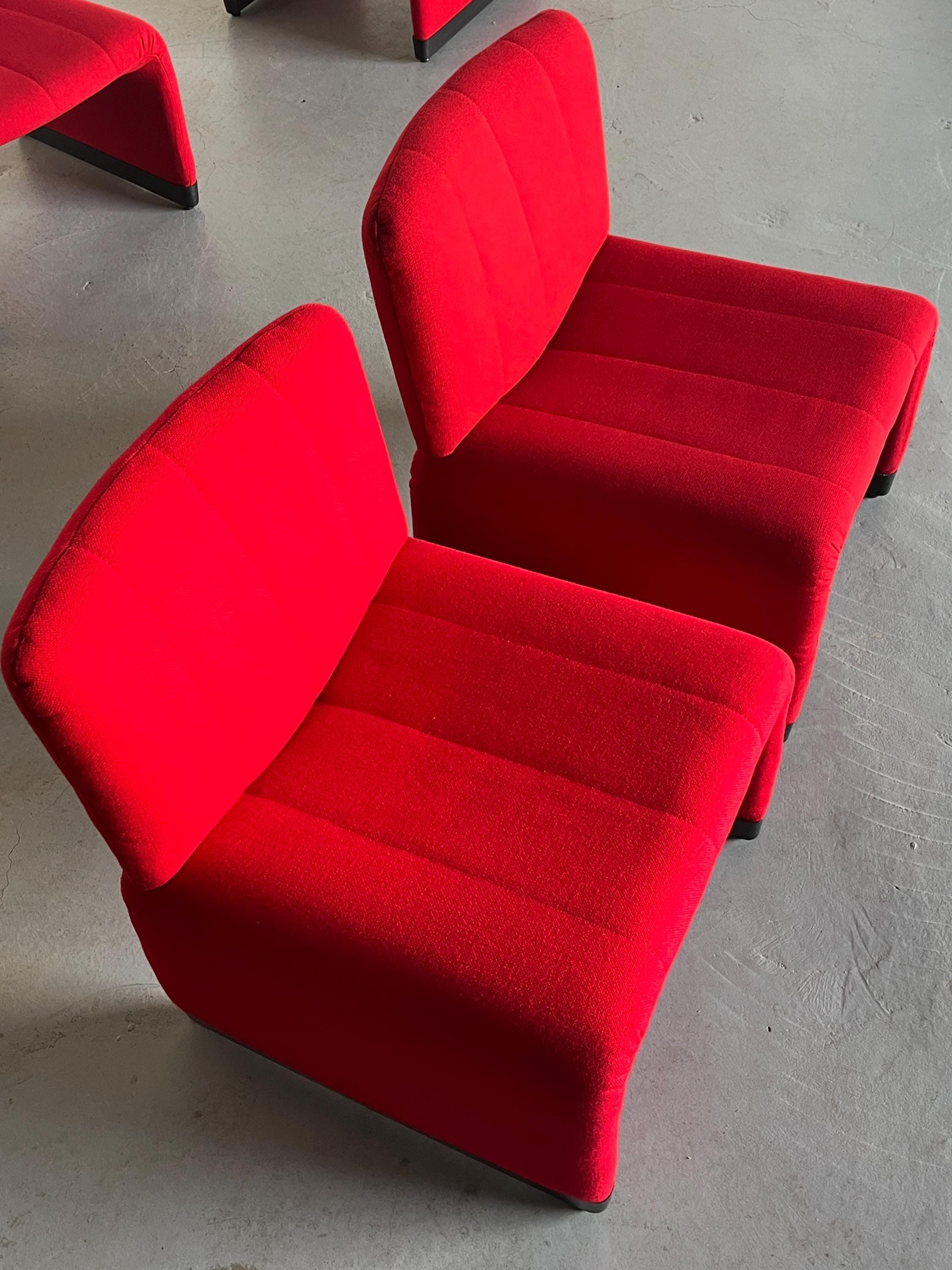 Lounge Armchairs in style of 'Alky' Chair by Giancarlo Piretti, 1970s Italian Design