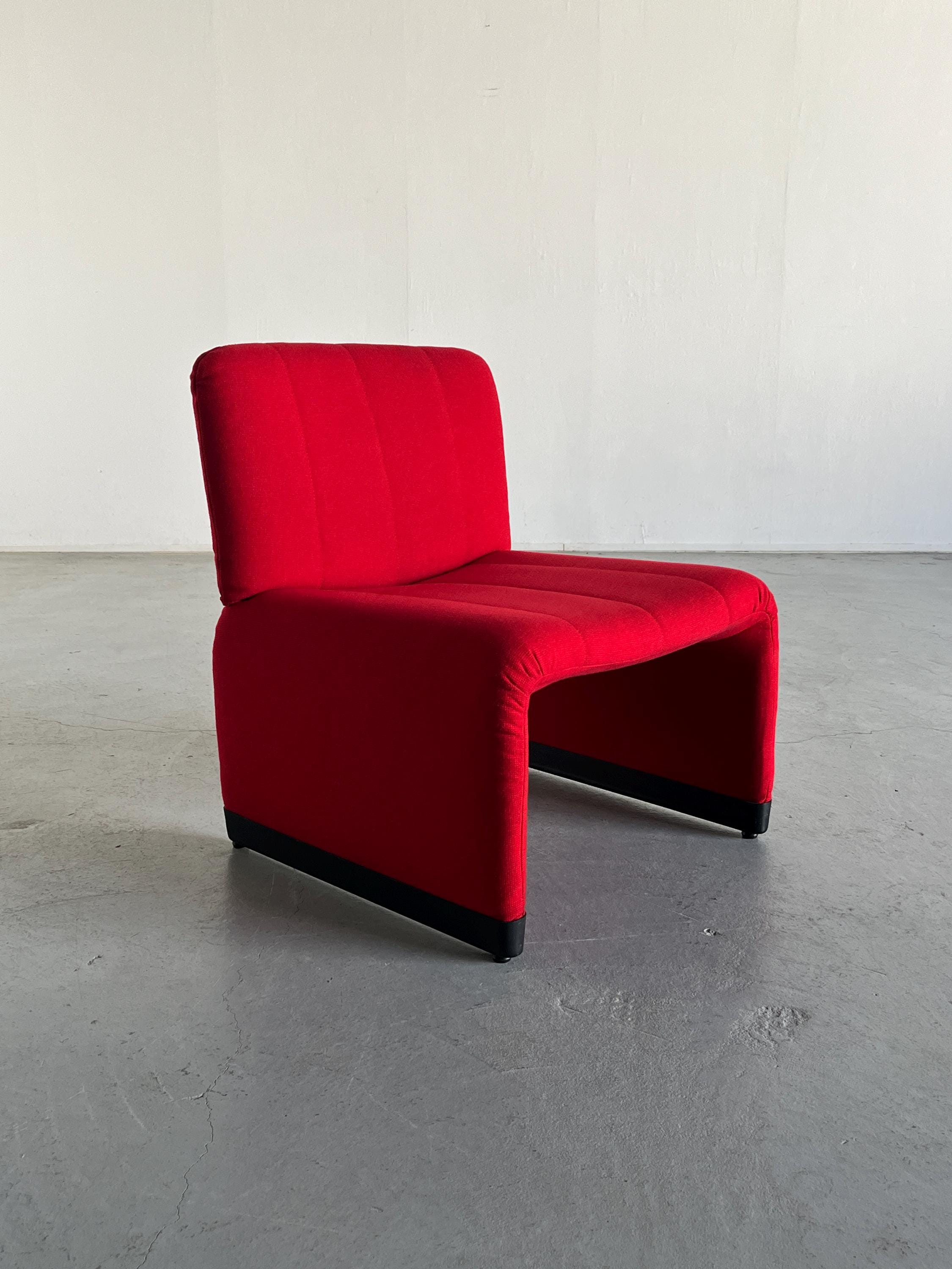 Lounge Armchairs in style of 'Alky' Chair by Giancarlo Piretti, 1970s Italian Design