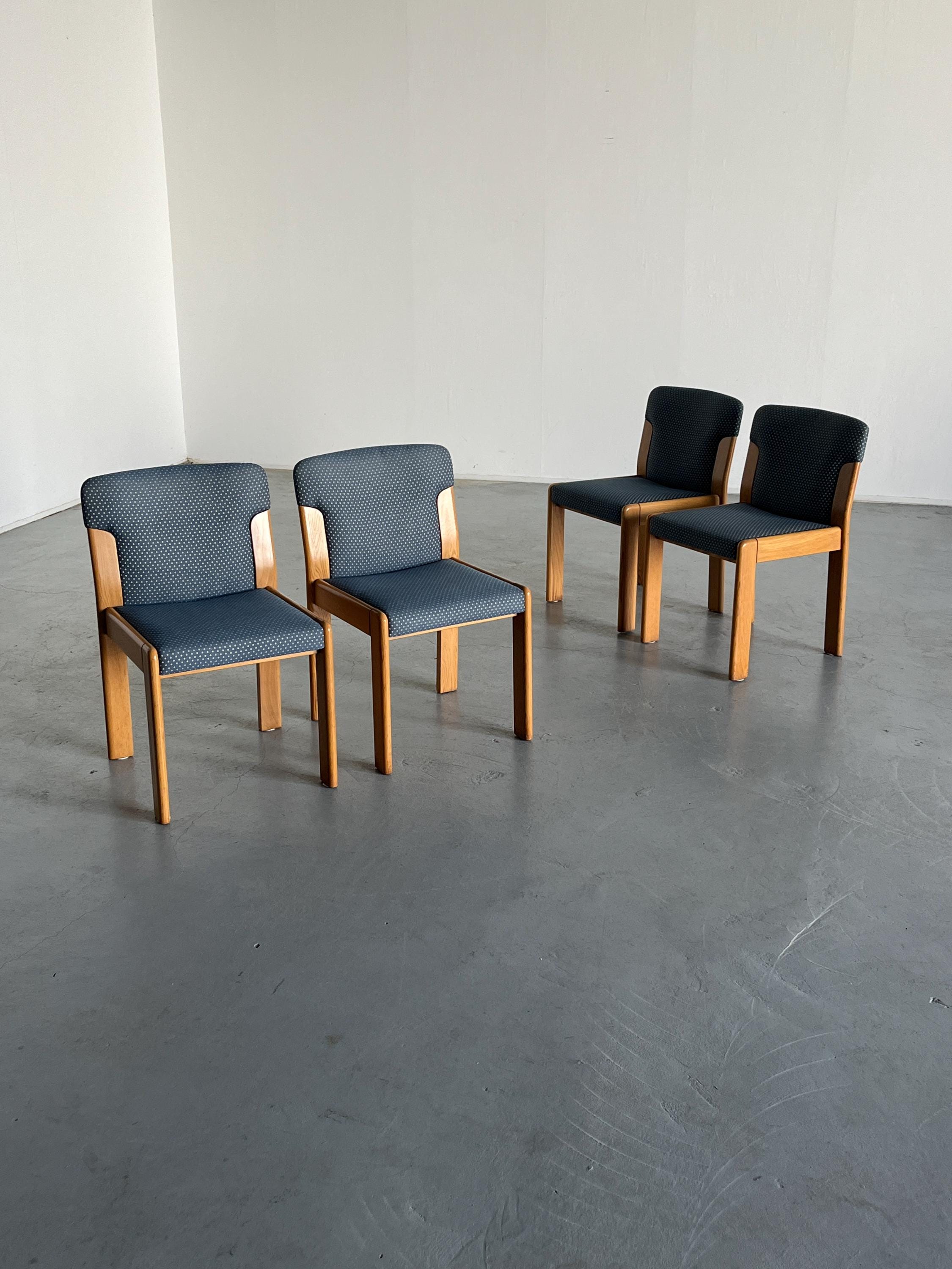 Dining Chairs in the Style of Silvio Coppola, 1970s