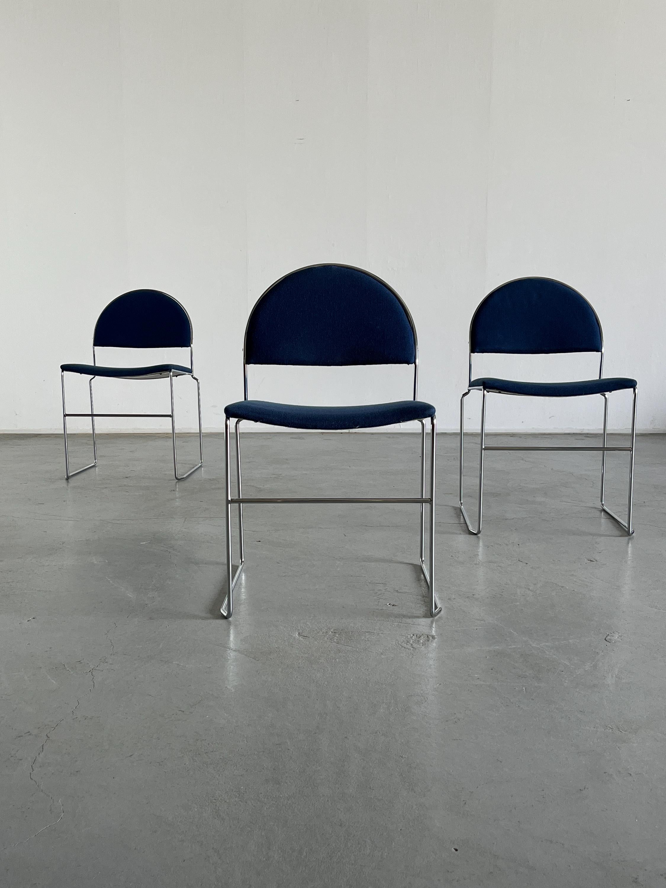 Modernist Stackable Chairs by Superstudio Design Team for Fasem