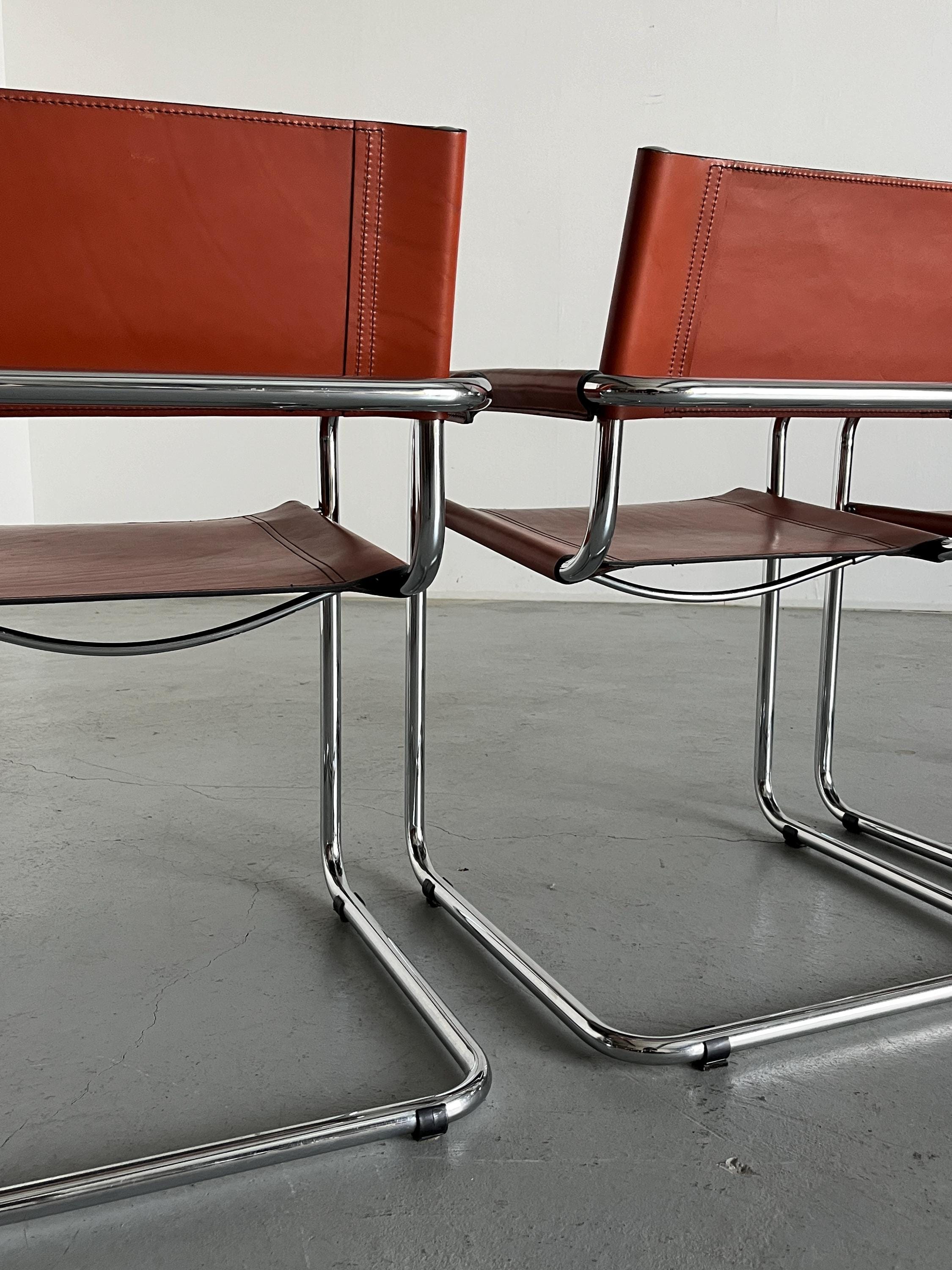 Mart Stam S34 Design Cantilever Chairs, 1970s