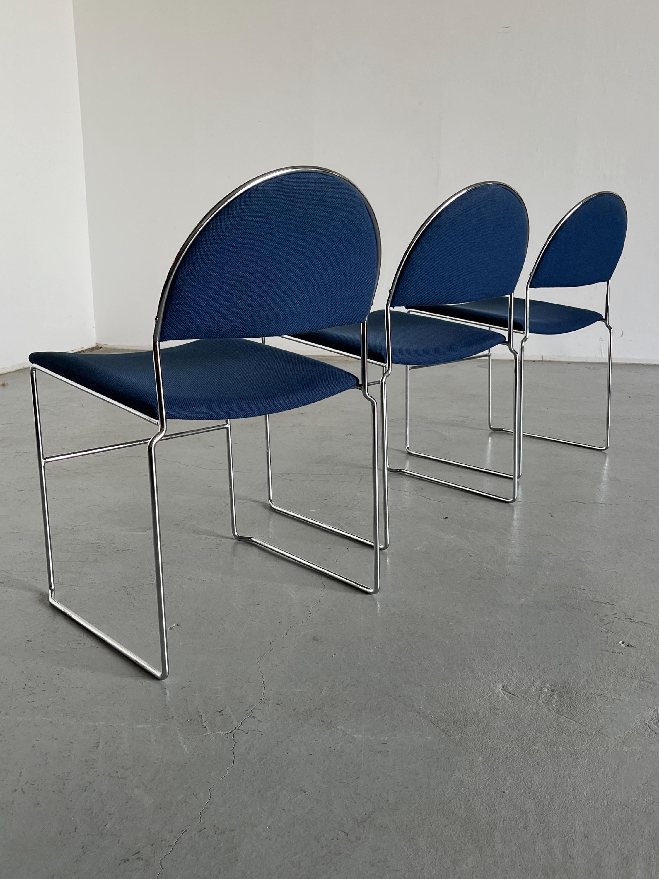 Modernist Stackable Chairs by Superstudio Design Team for Fasem