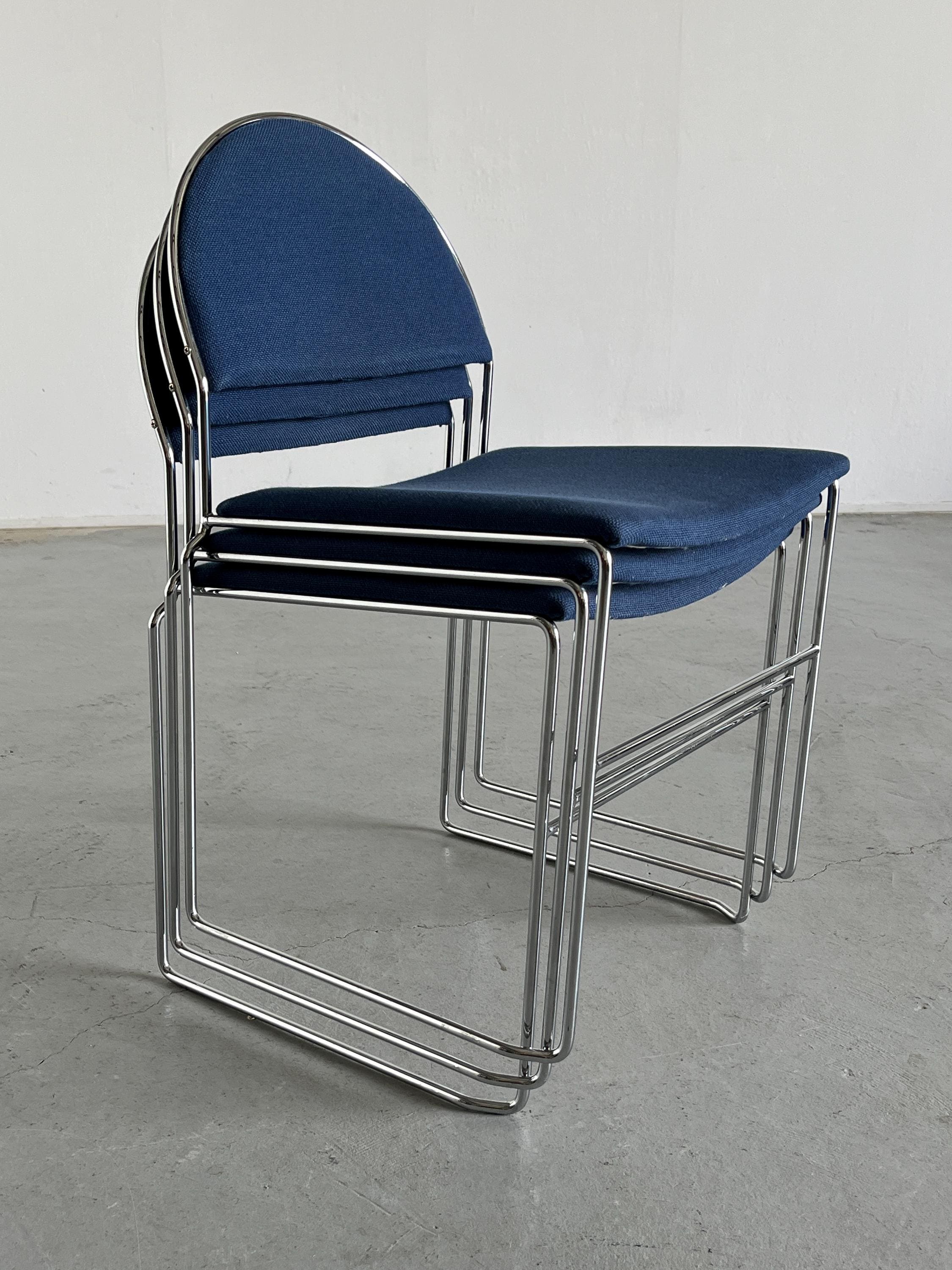 Modernist Stackable Chairs by Superstudio Design Team for Fasem