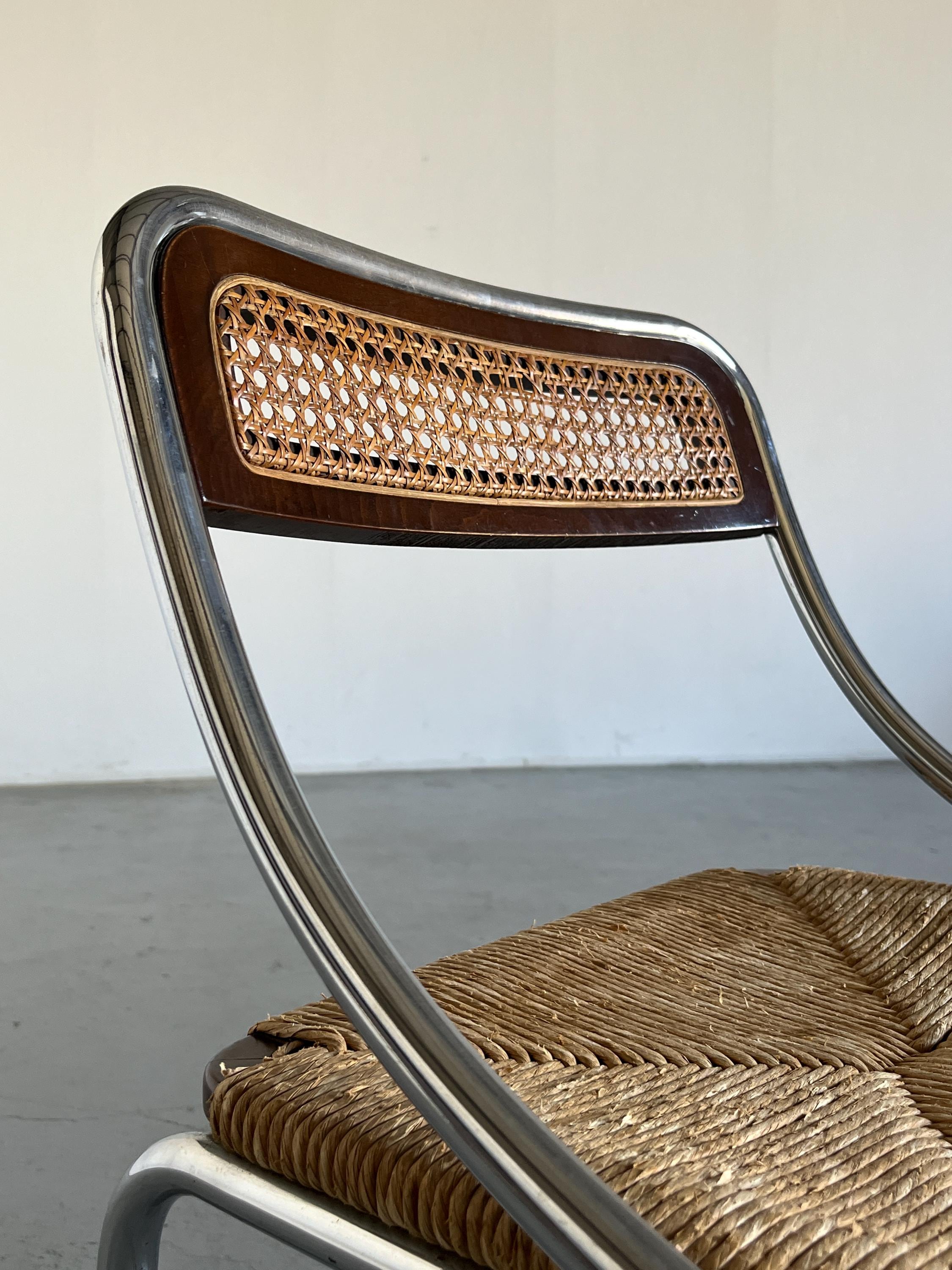 Italian Mid-Century Minimalist Dining Chair