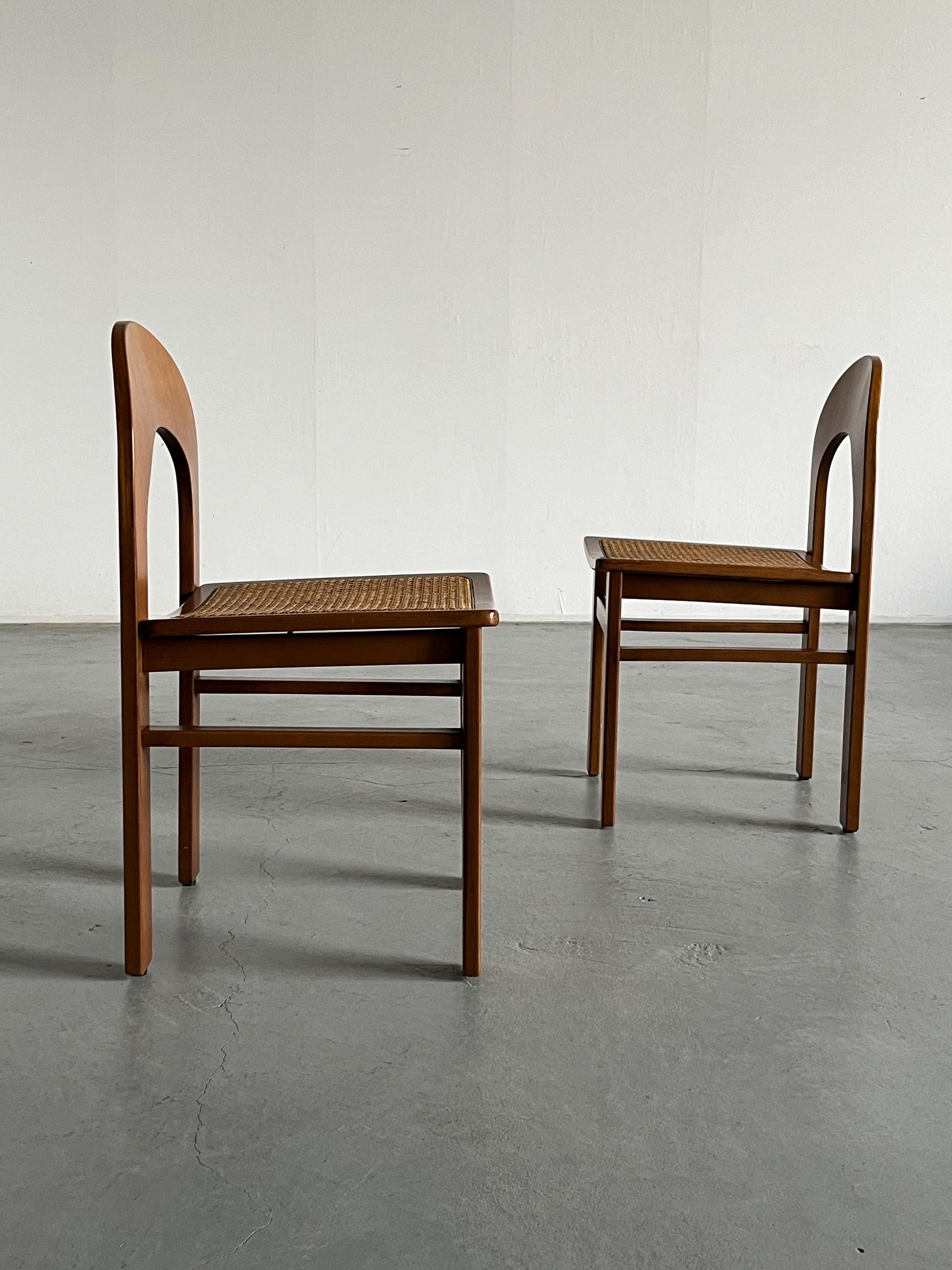 Pair of 'Arcadia' Dining Chairs by Tagliabue di Cascina Armata, 1974