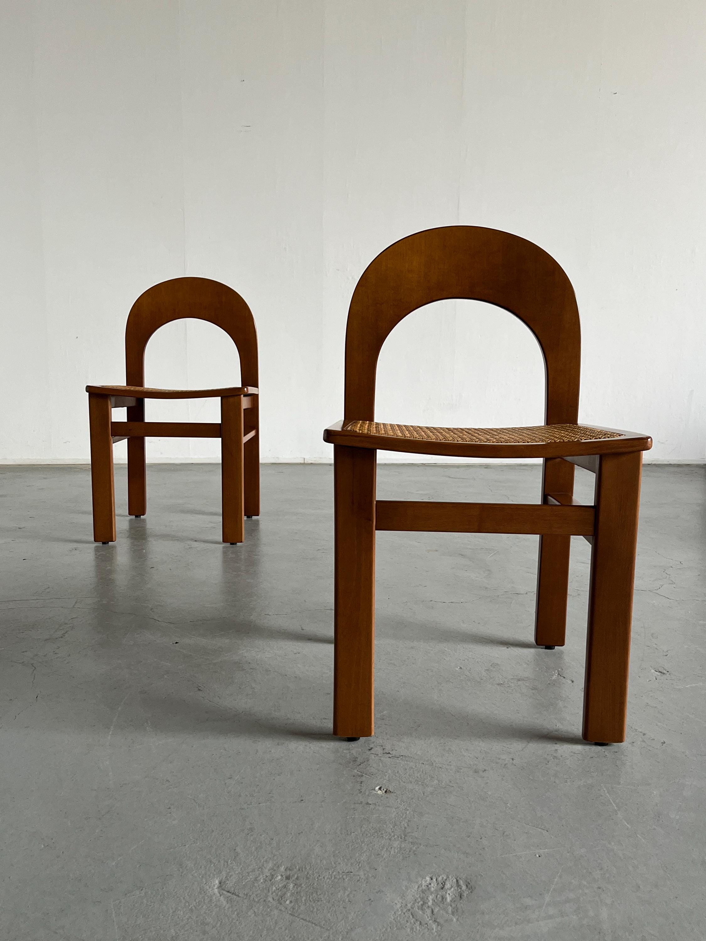 Pair of 'Arcadia' Dining Chairs by Tagliabue di Cascina Armata, 1974