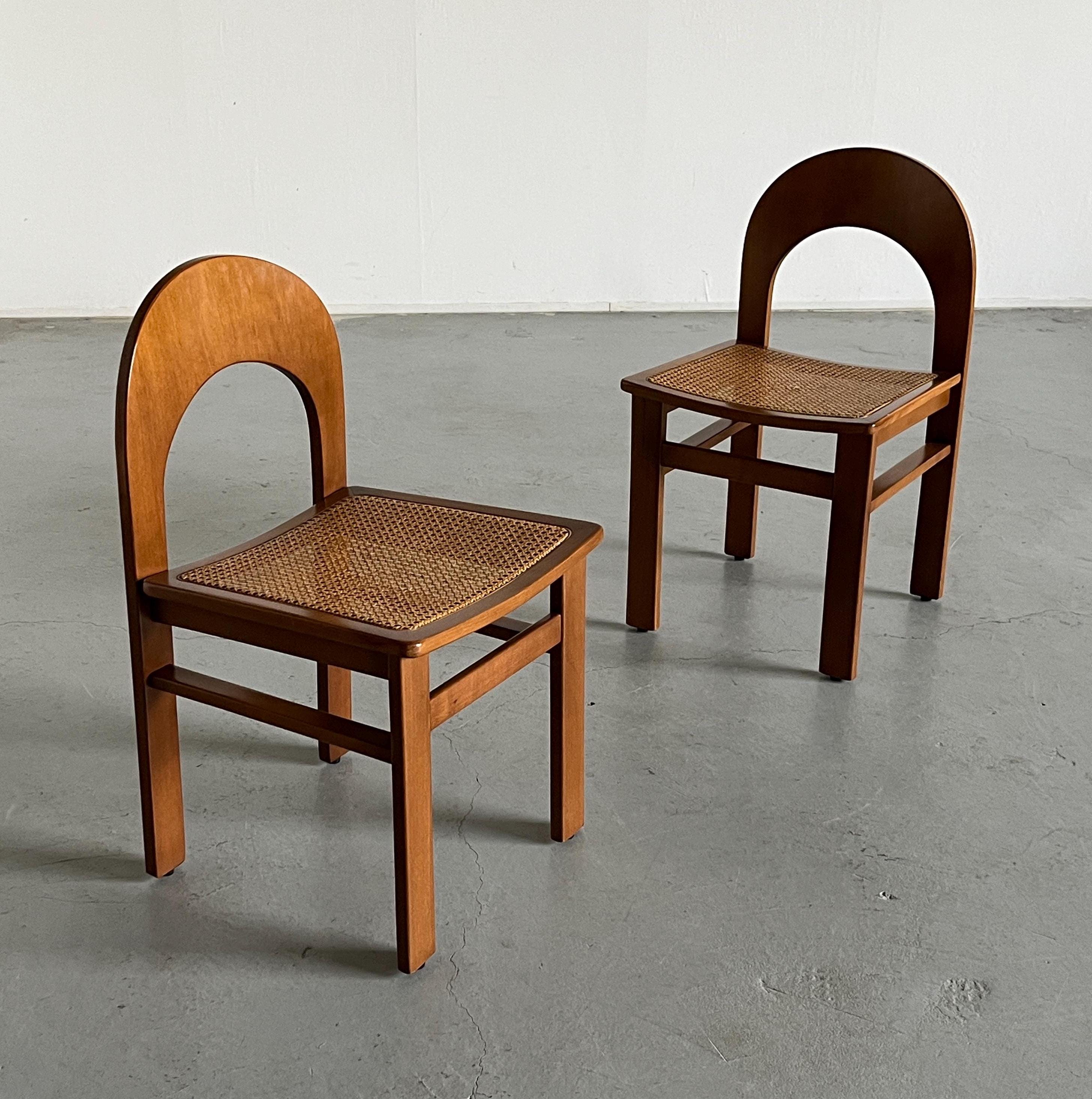 Pair of 'Arcadia' Dining Chairs by Tagliabue di Cascina Armata, 1974