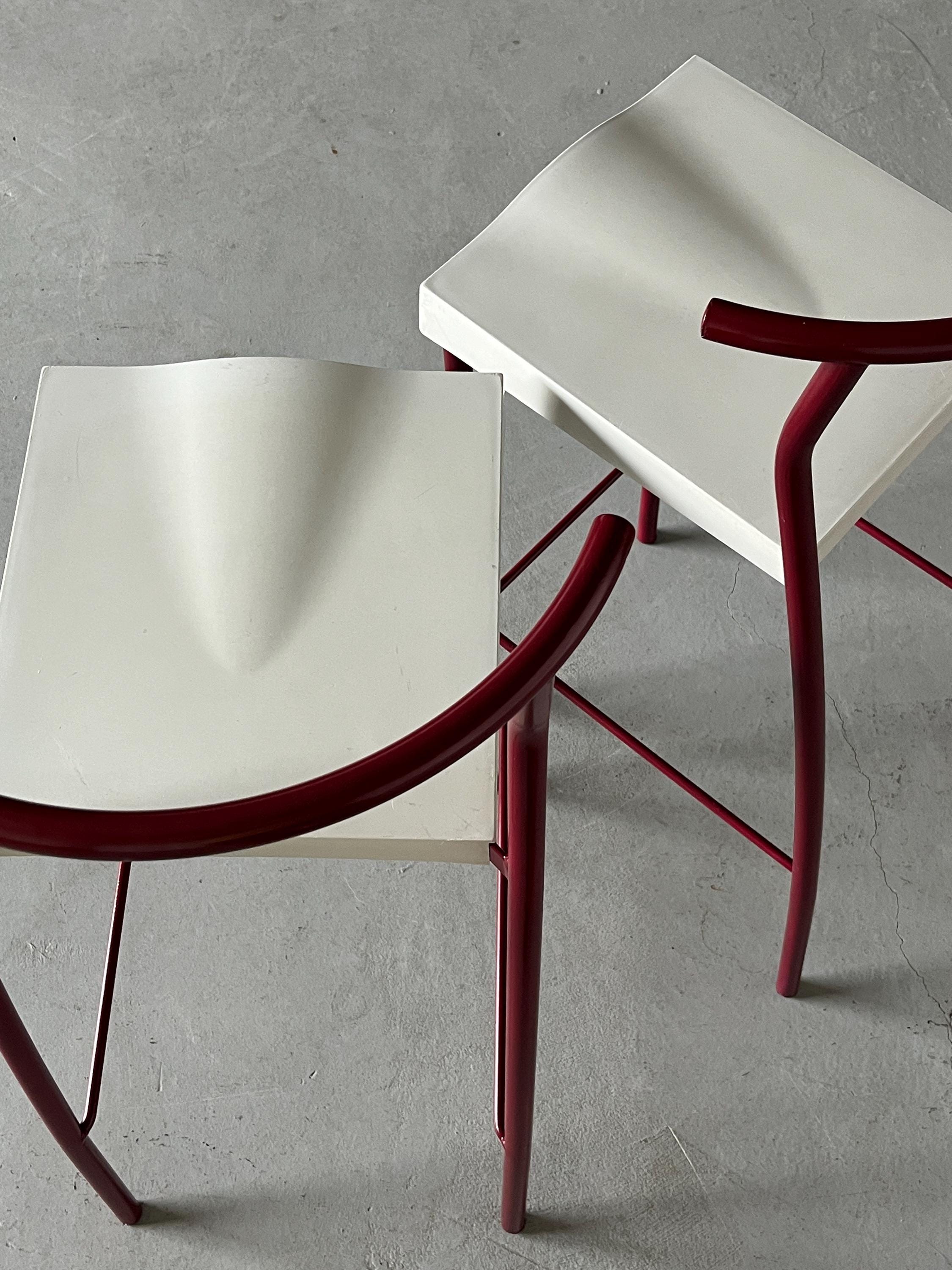 Pair of Postmodern Hi-Glob Bar Stools by Philippe Starck for Kartell / Early 1990s