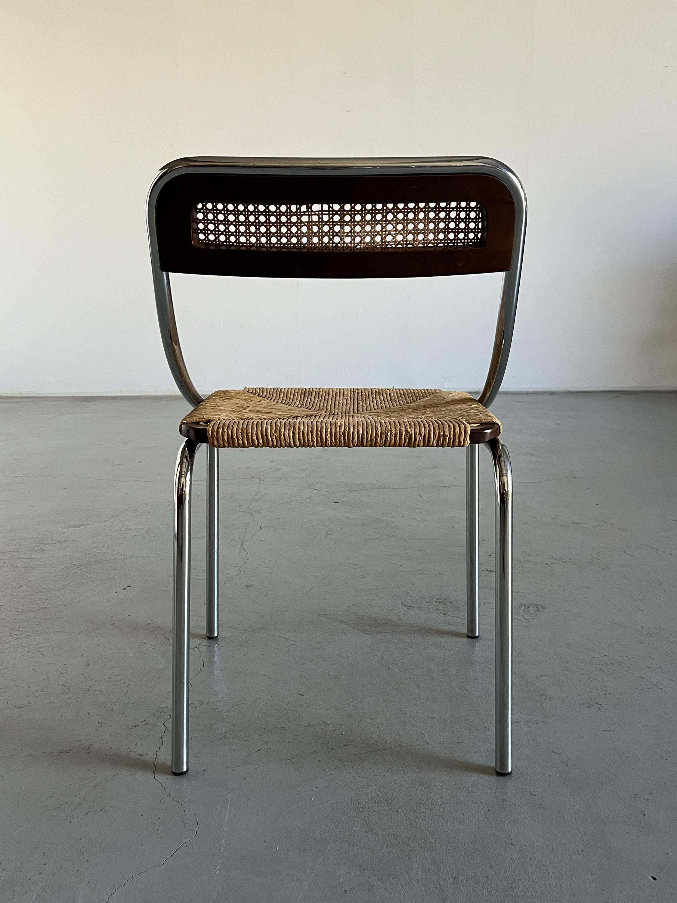 Italian Mid-Century Minimalist Dining Chair