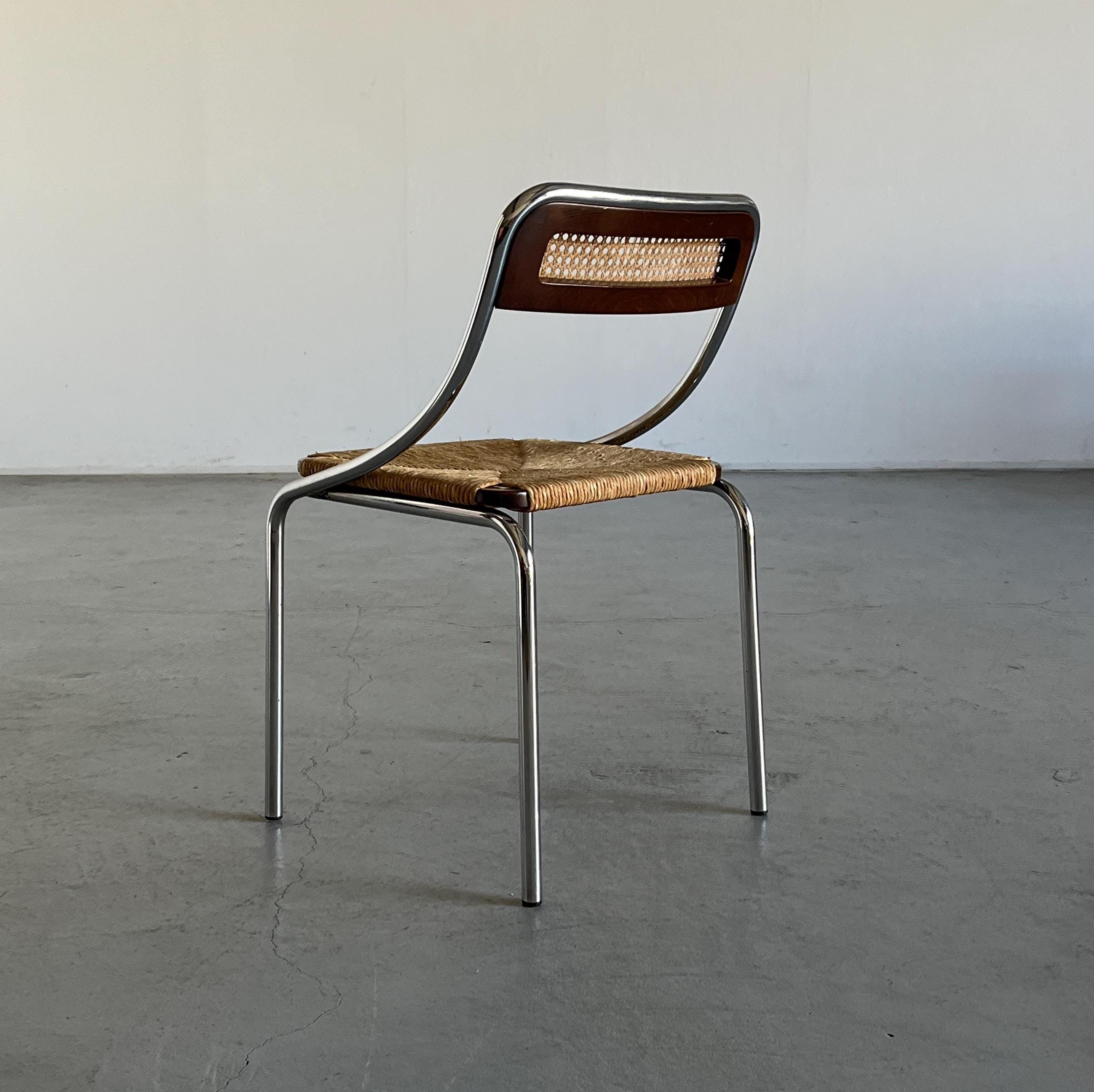 Italian Mid-Century Minimalist Dining Chair