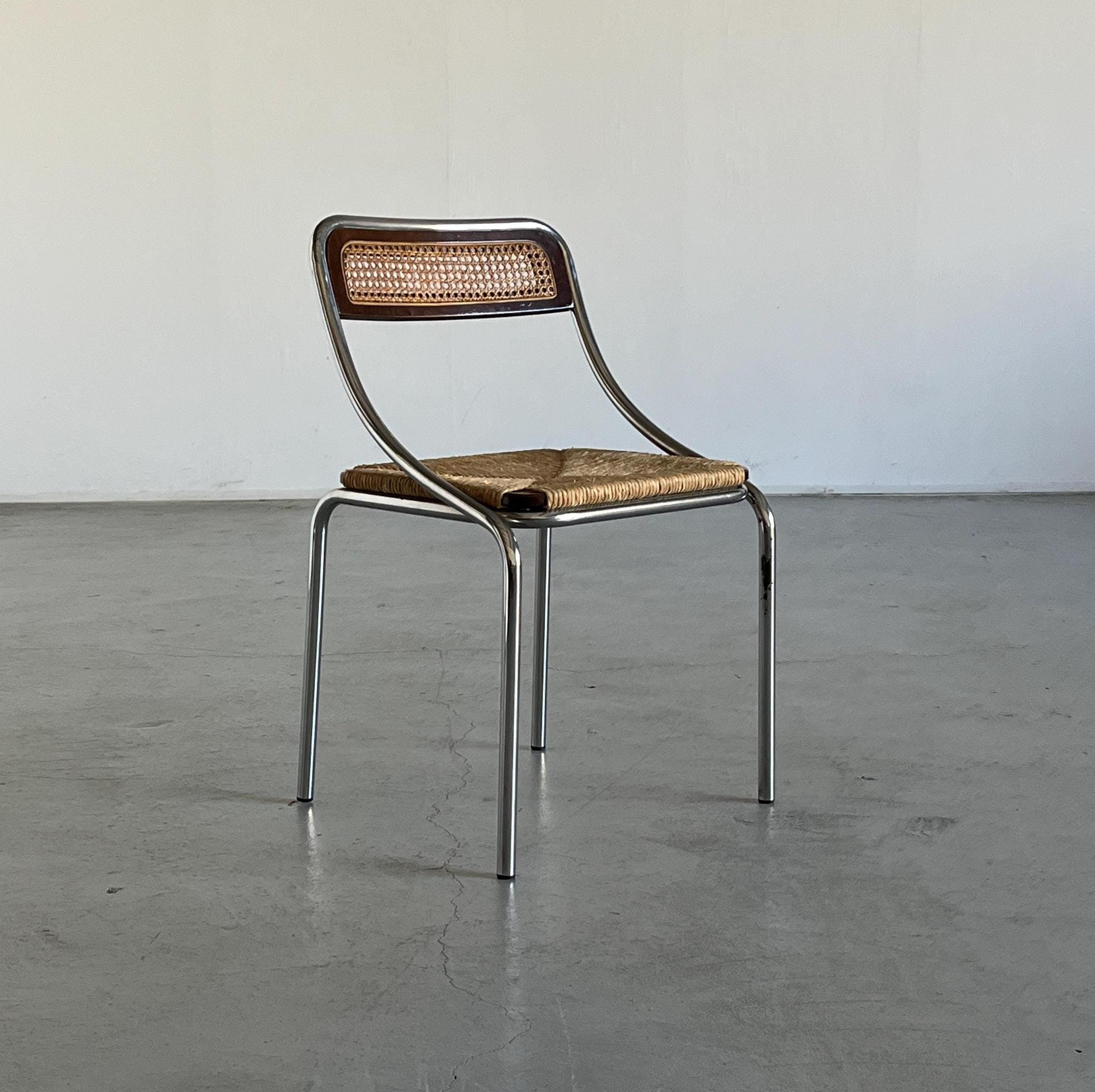 Italian Mid-Century Minimalist Dining Chair