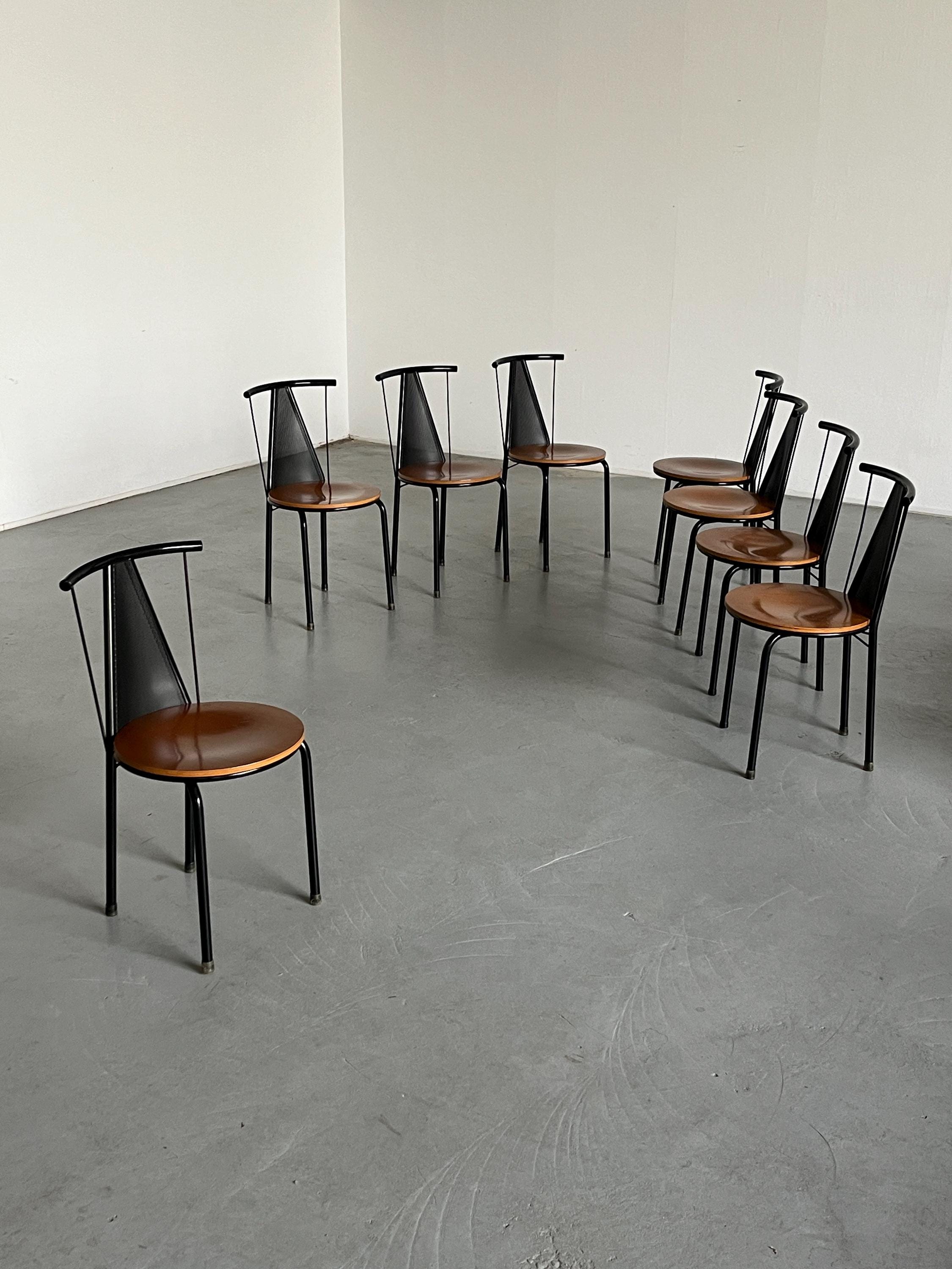 Postmodern Dining Chairs, 1980s