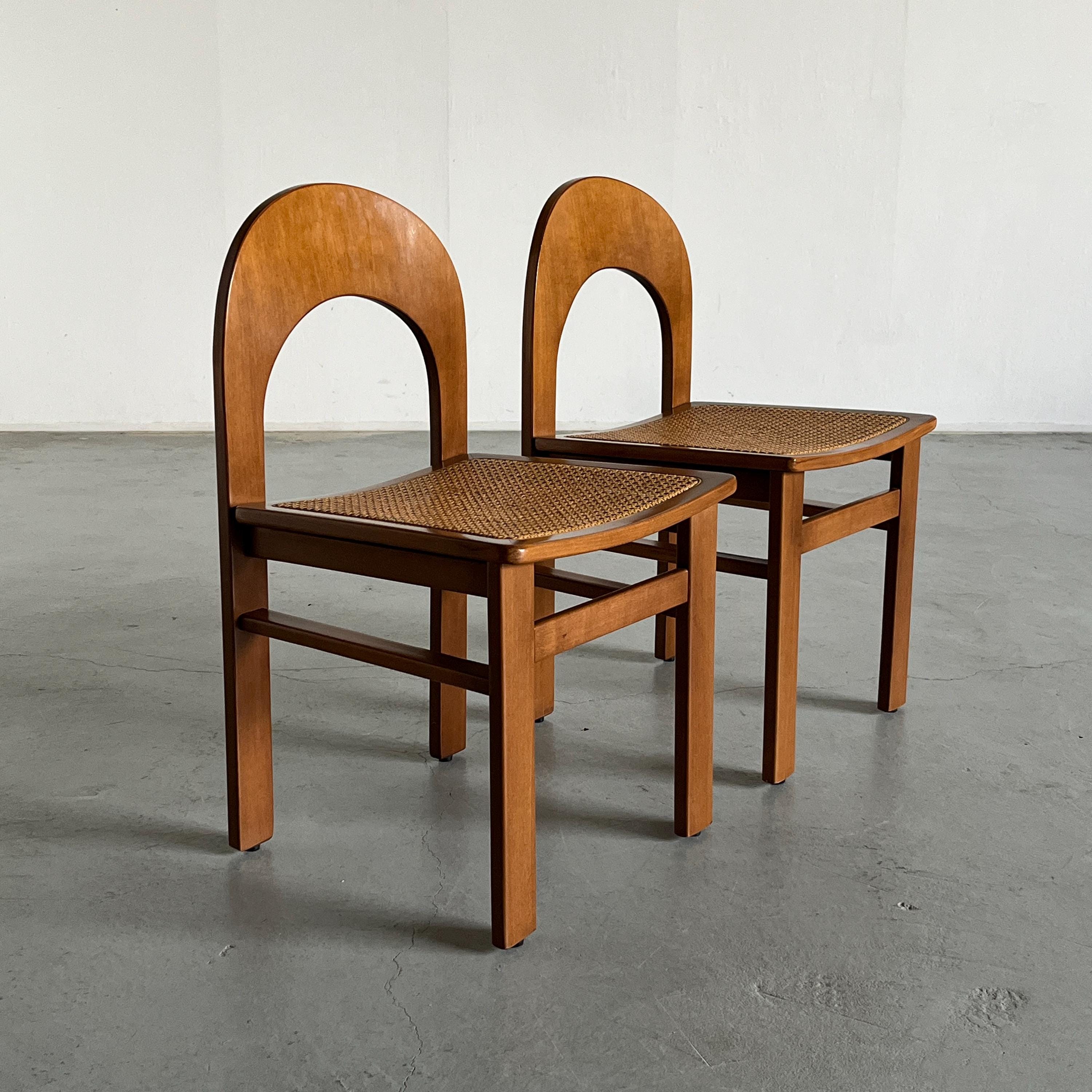 Pair of 'Arcadia' Dining Chairs by Tagliabue di Cascina Armata, 1974