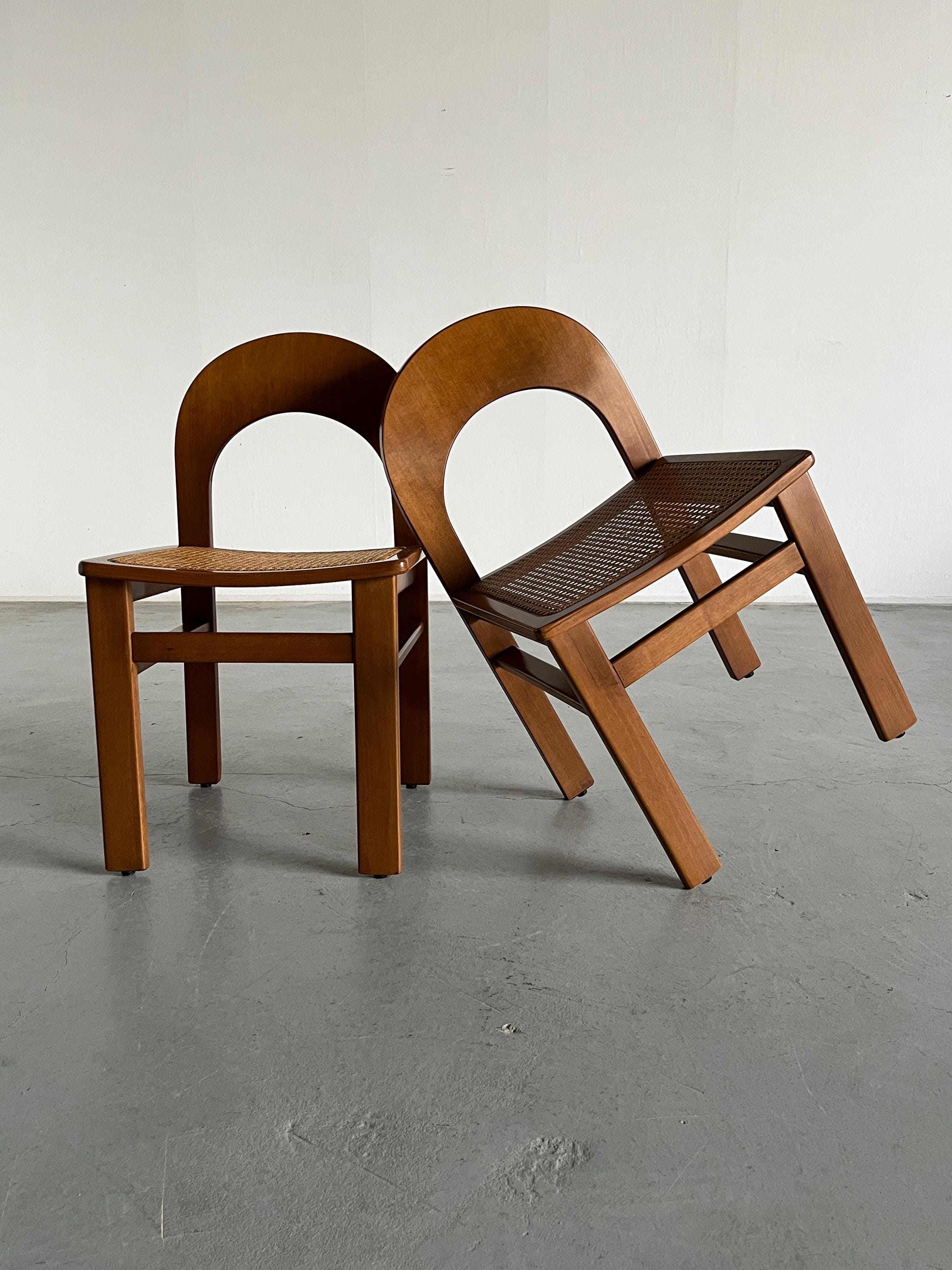 Pair of 'Arcadia' Dining Chairs by Tagliabue di Cascina Armata, 1974