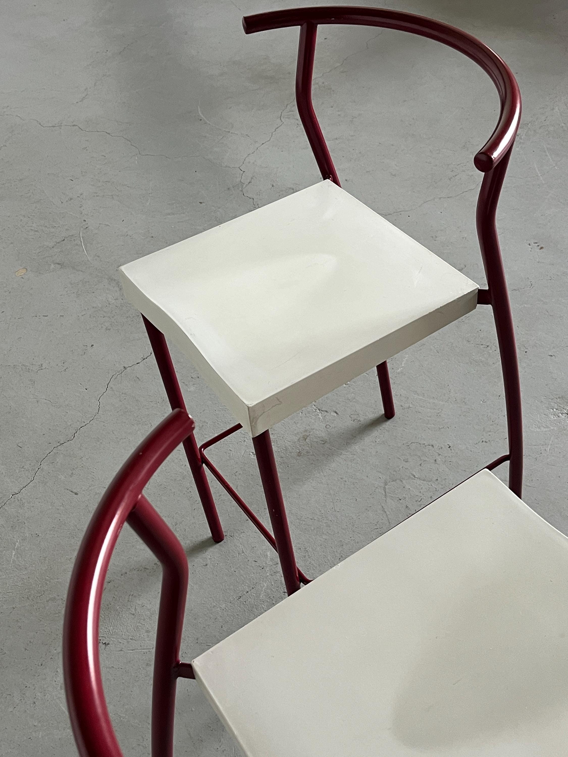 Pair of Postmodern Hi-Glob Bar Stools by Philippe Starck for Kartell / Early 1990s