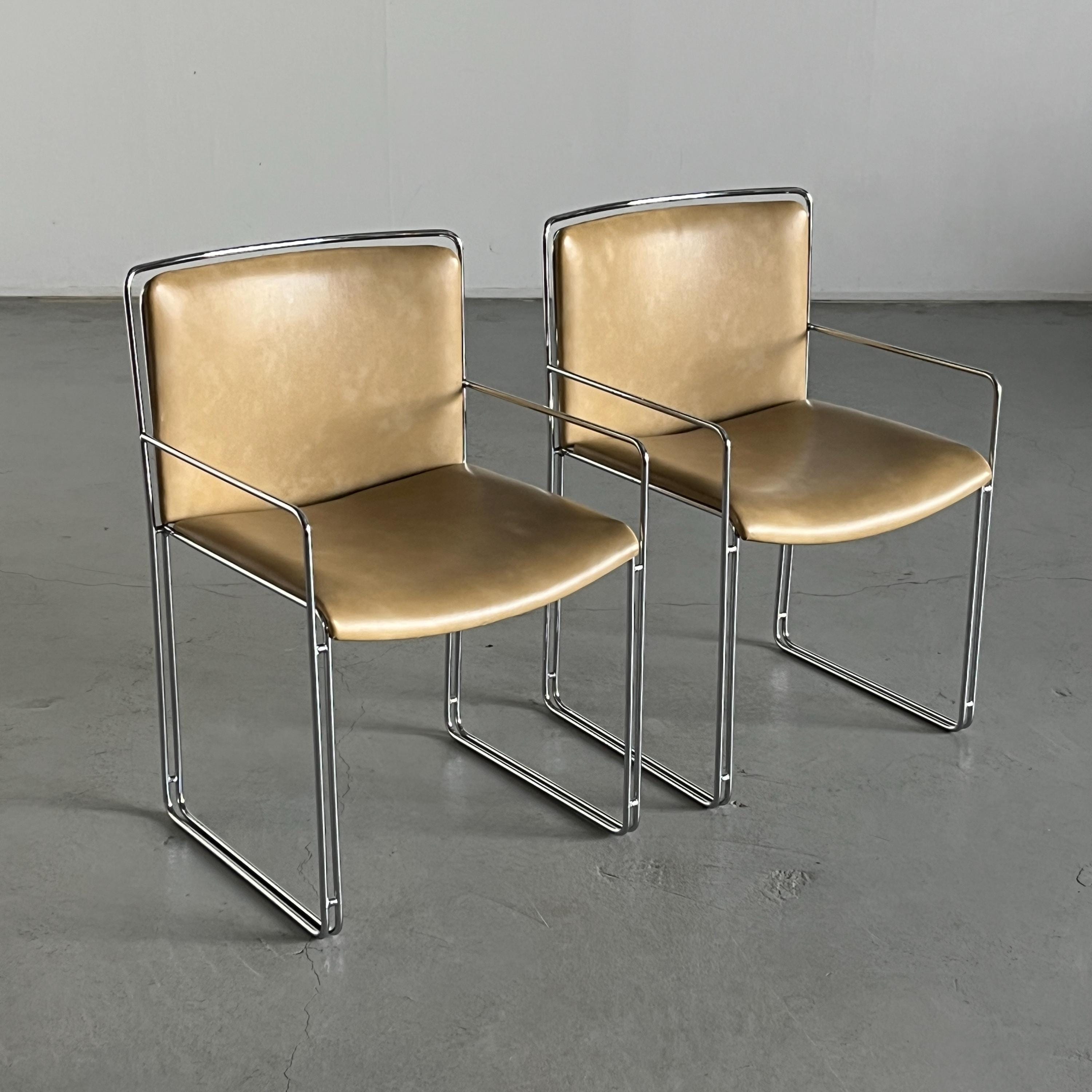 Mid-Century Modern Armchairs in the style of Kazuhide Takahama