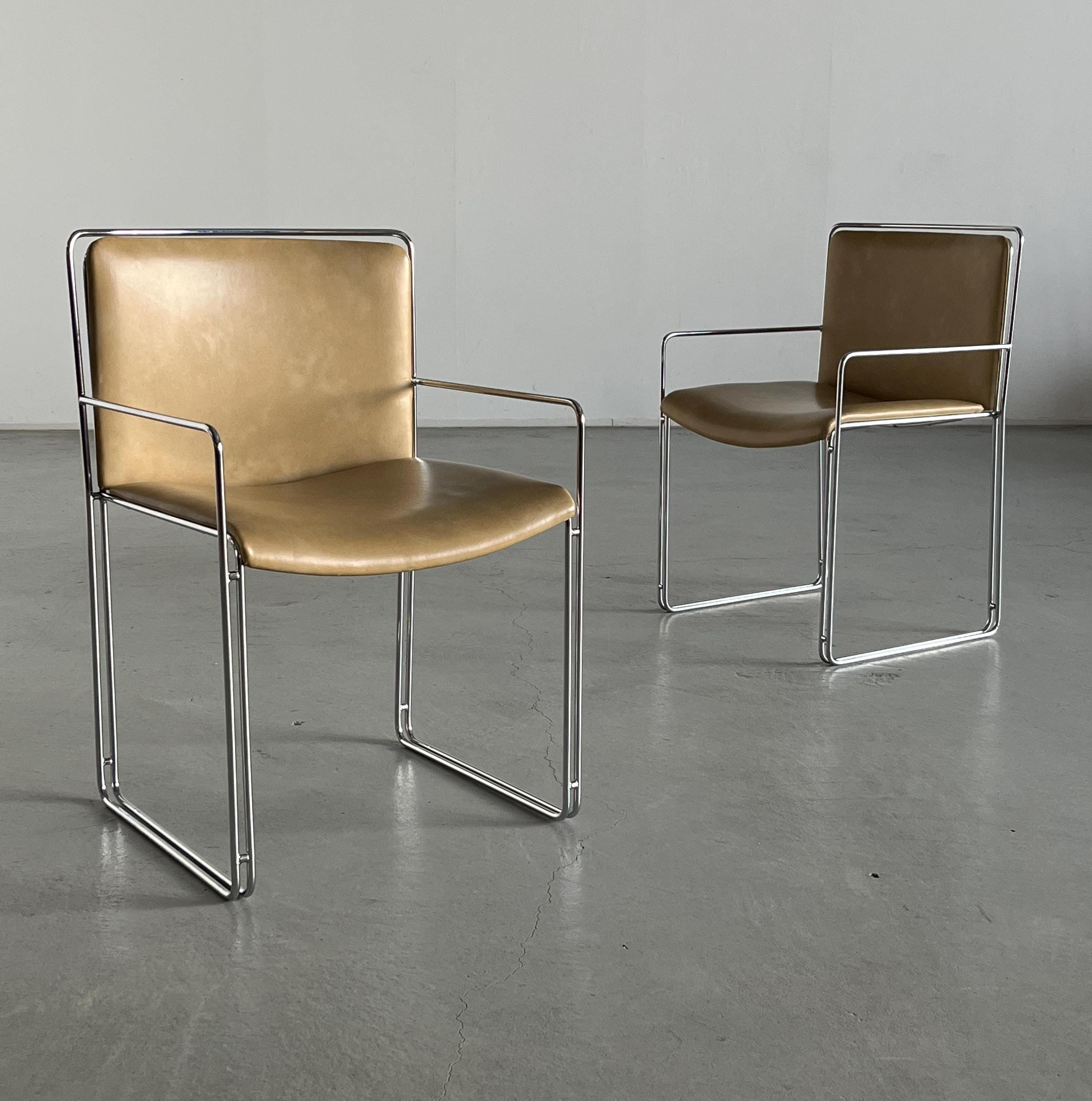 Mid-Century Modern Armchairs in the style of Kazuhide Takahama