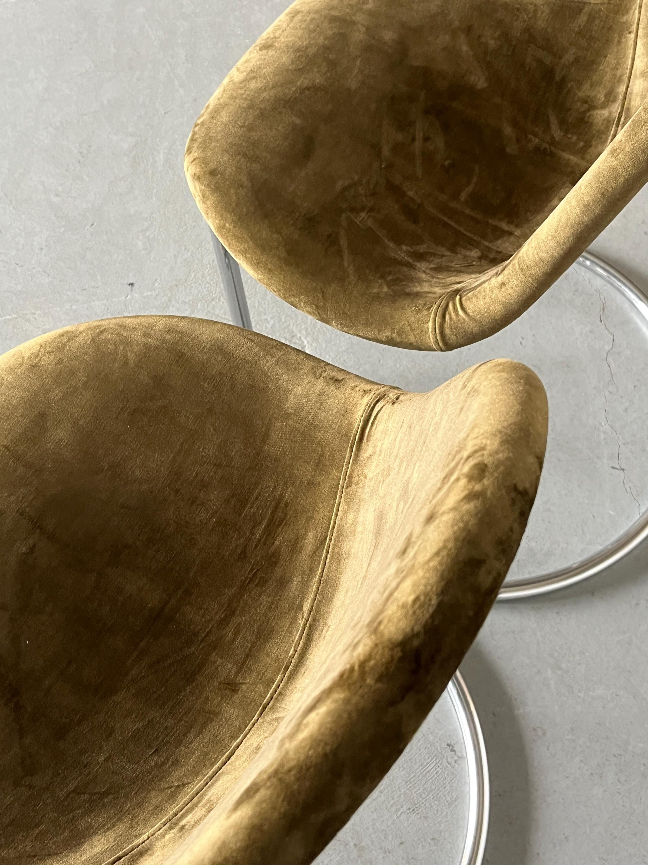 Maia Chairs by Giotto Stoppino For Bernini