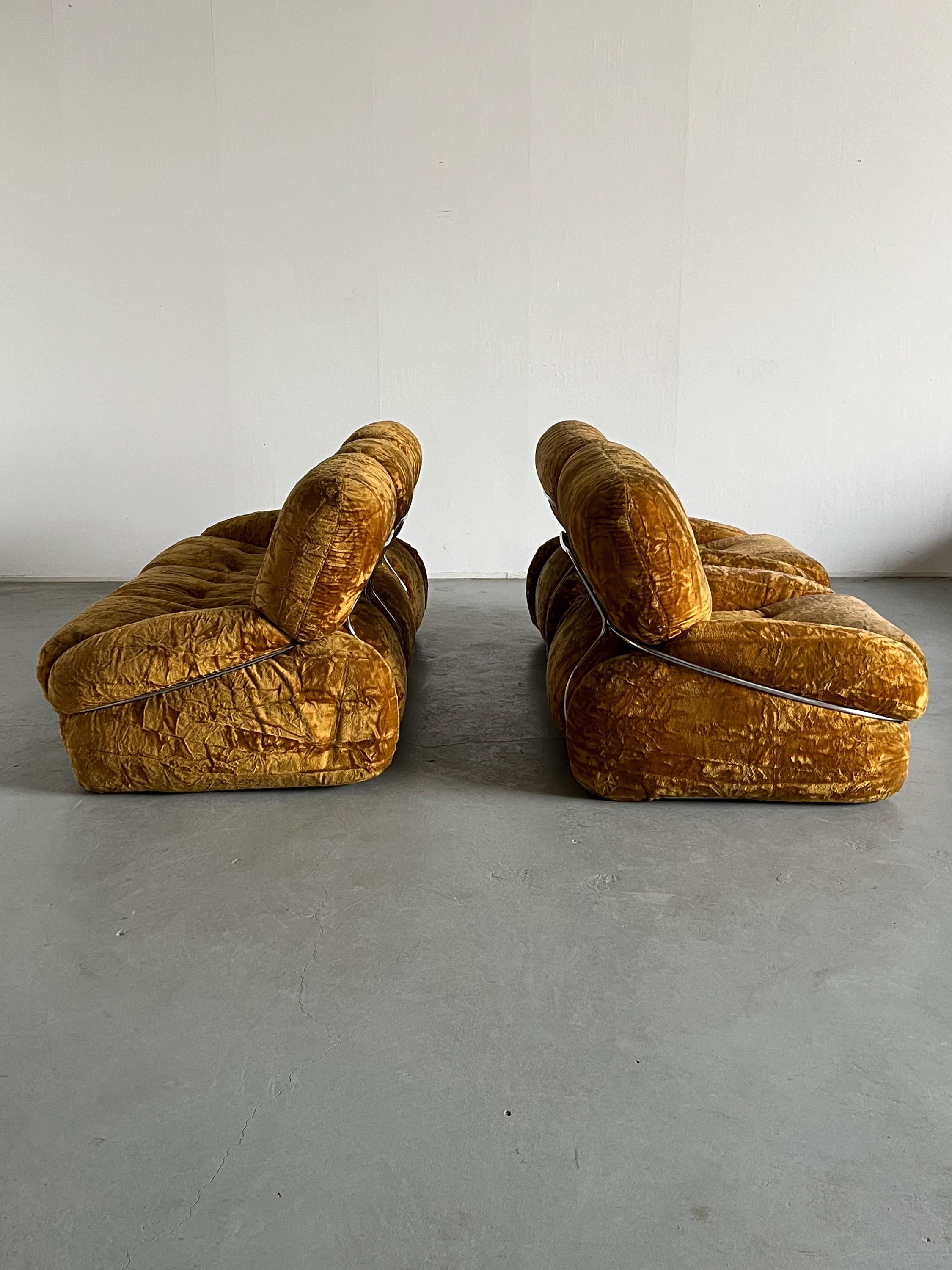 Adriano Piazzesi 'Okay' Seating Set, Iconic Mid-Century Design, 1970s