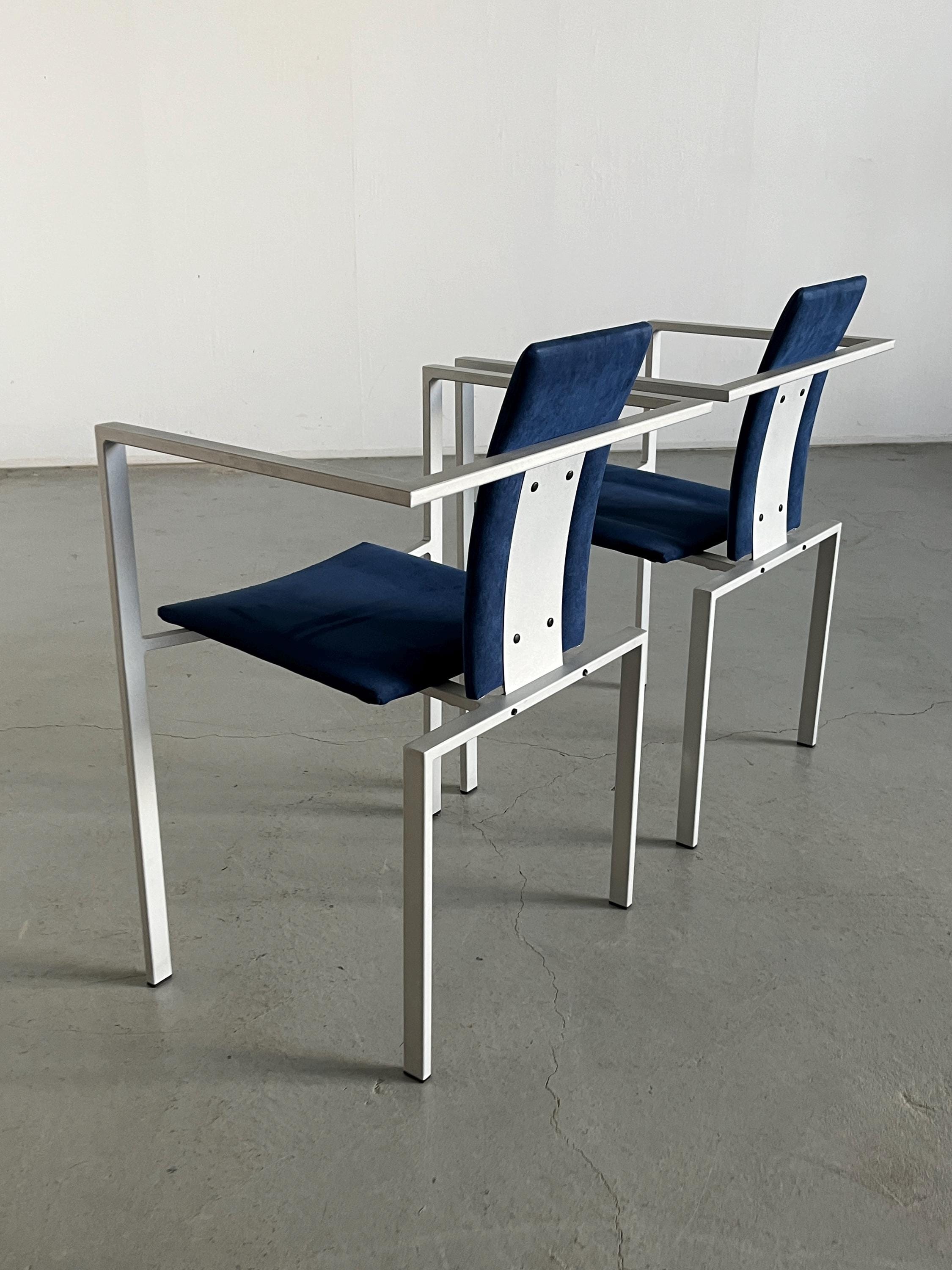 Geometrical Chairs by Karl Friedrich Förster for KFF, 1980s Germany