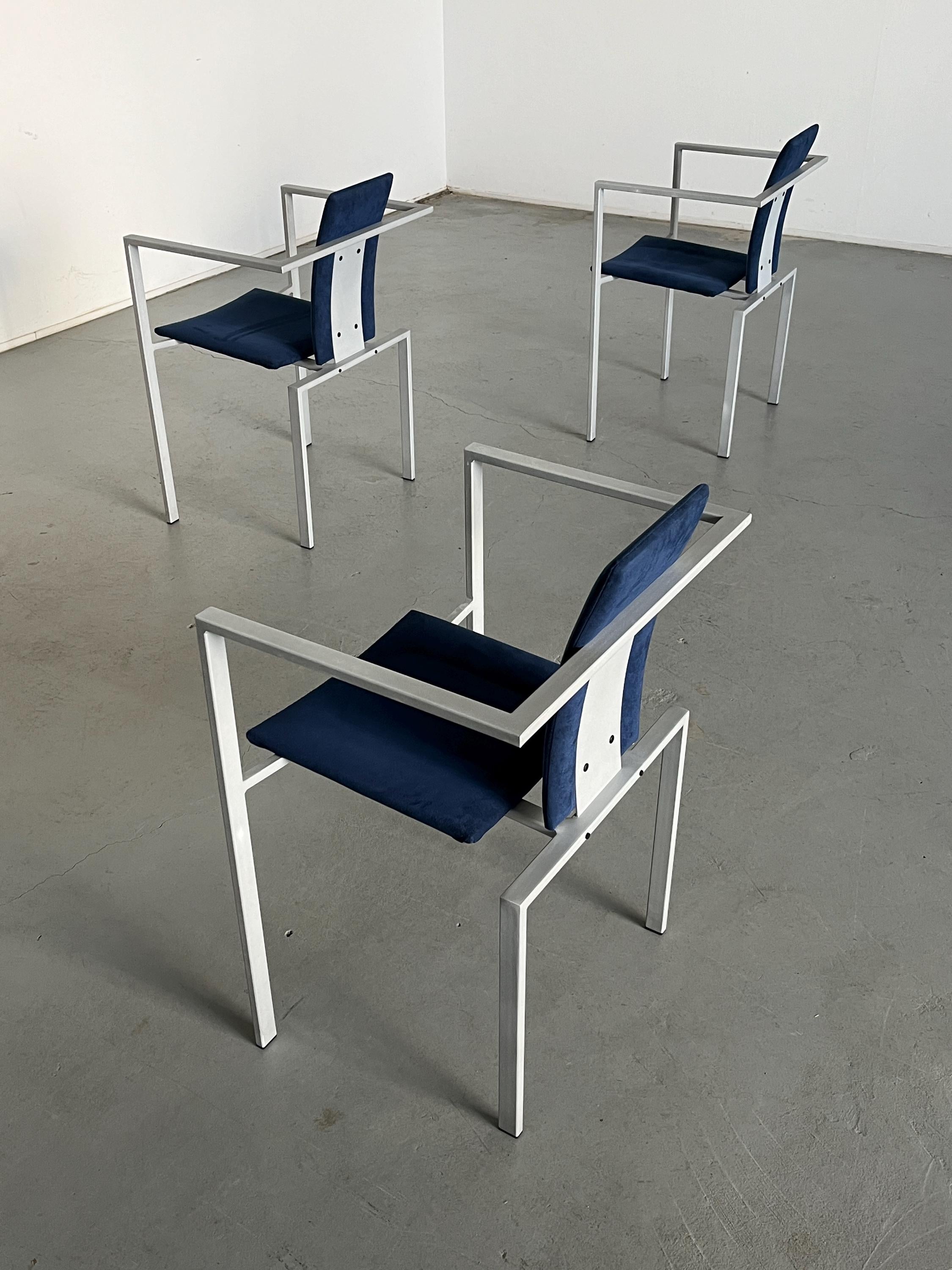 Geometrical Chairs by Karl Friedrich Förster for KFF, 1980s Germany
