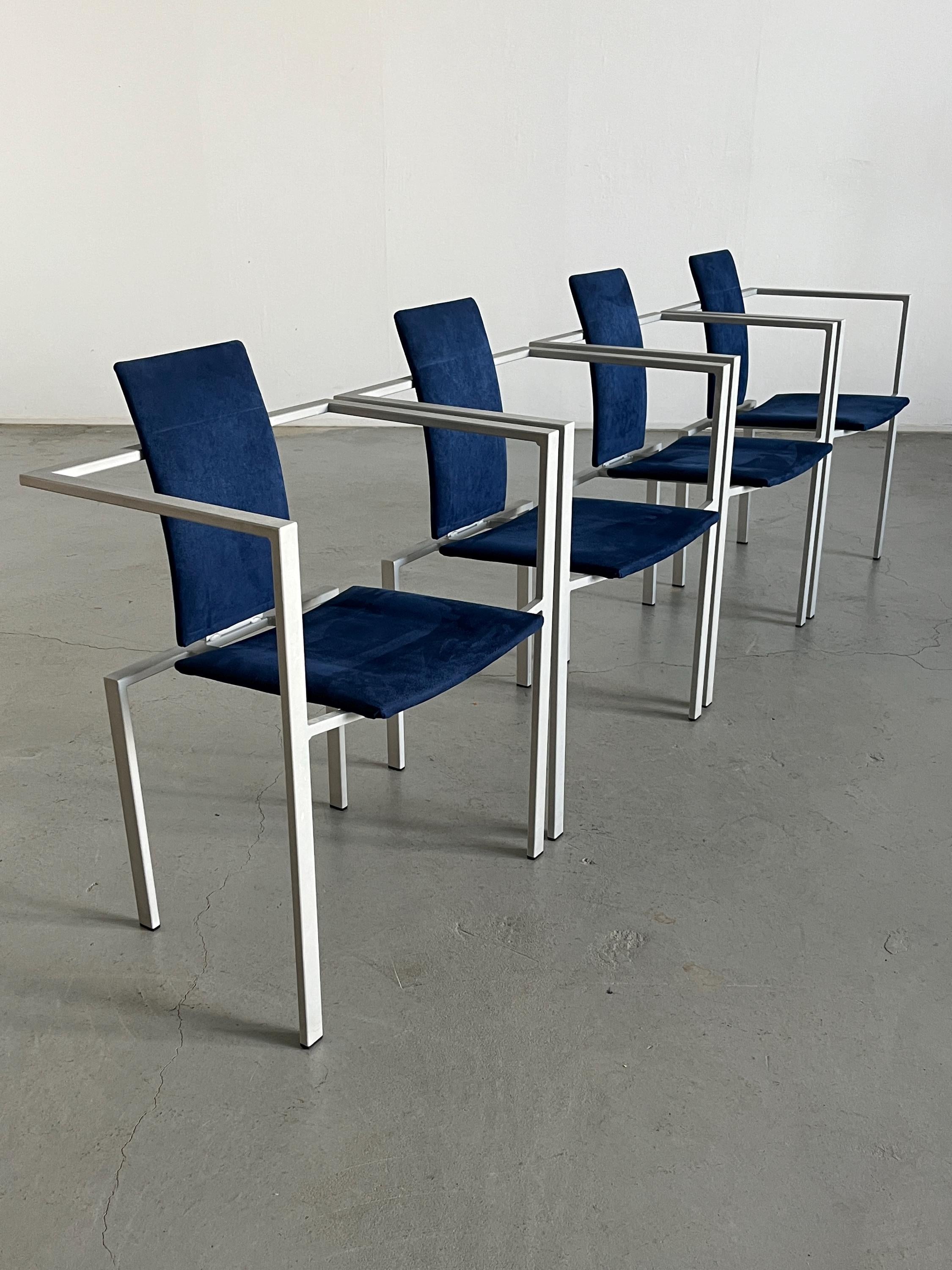 Geometrical Chairs by Karl Friedrich Förster for KFF, 1980s Germany