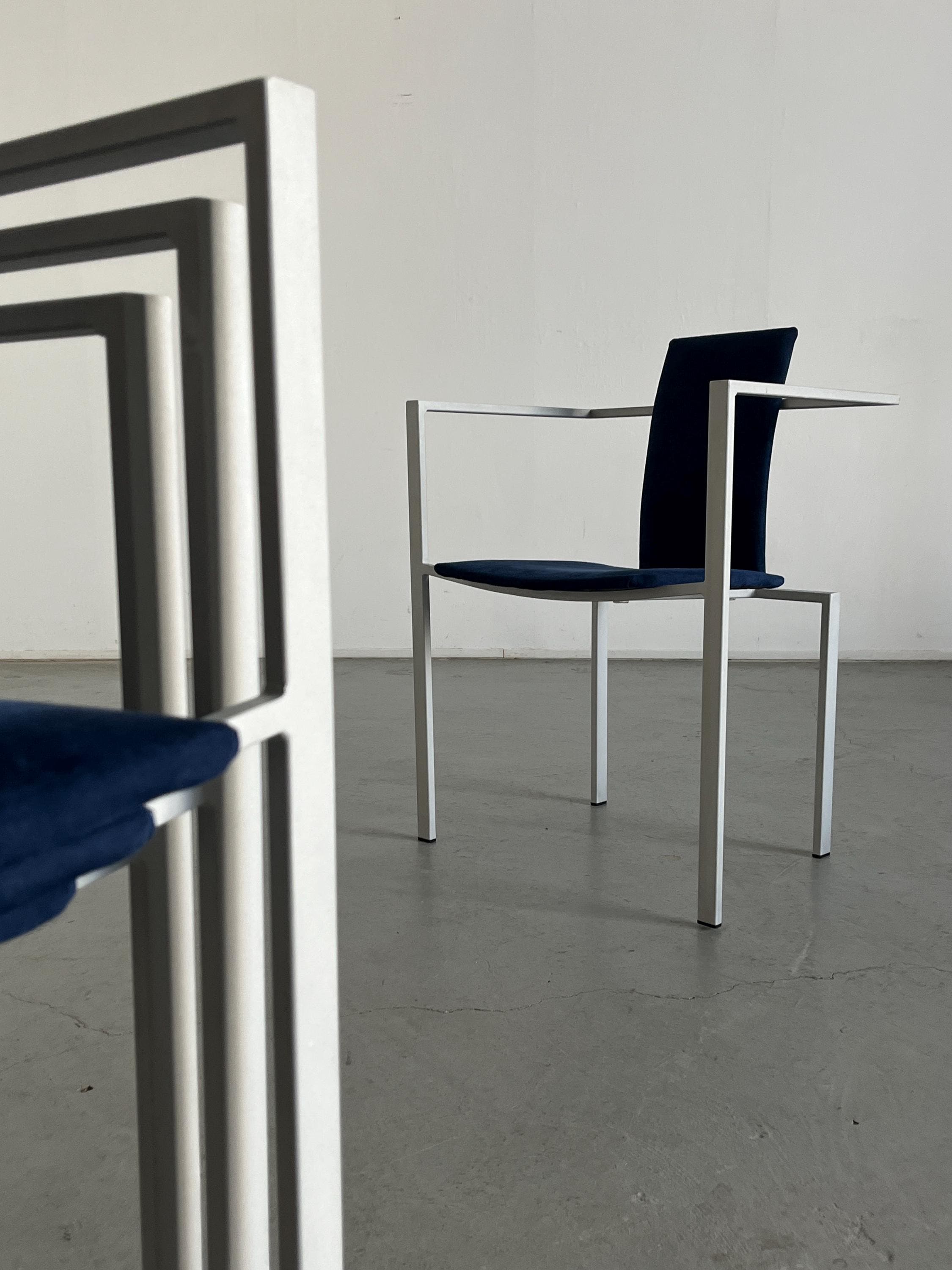 Geometrical Chairs by Karl Friedrich Förster for KFF, 1980s Germany