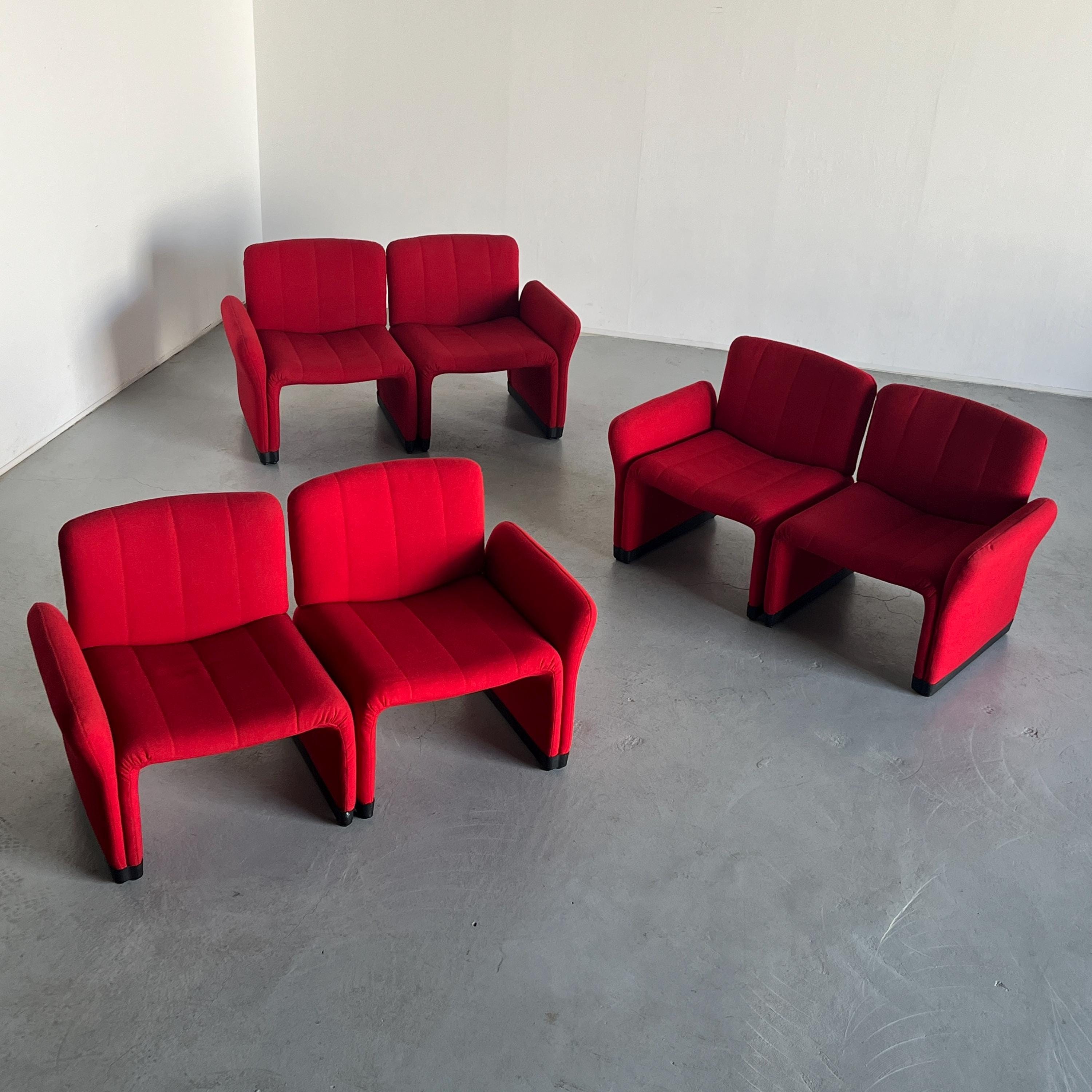 Postmodern Loveseats in Style of Giancarlo Piretti, 1970s