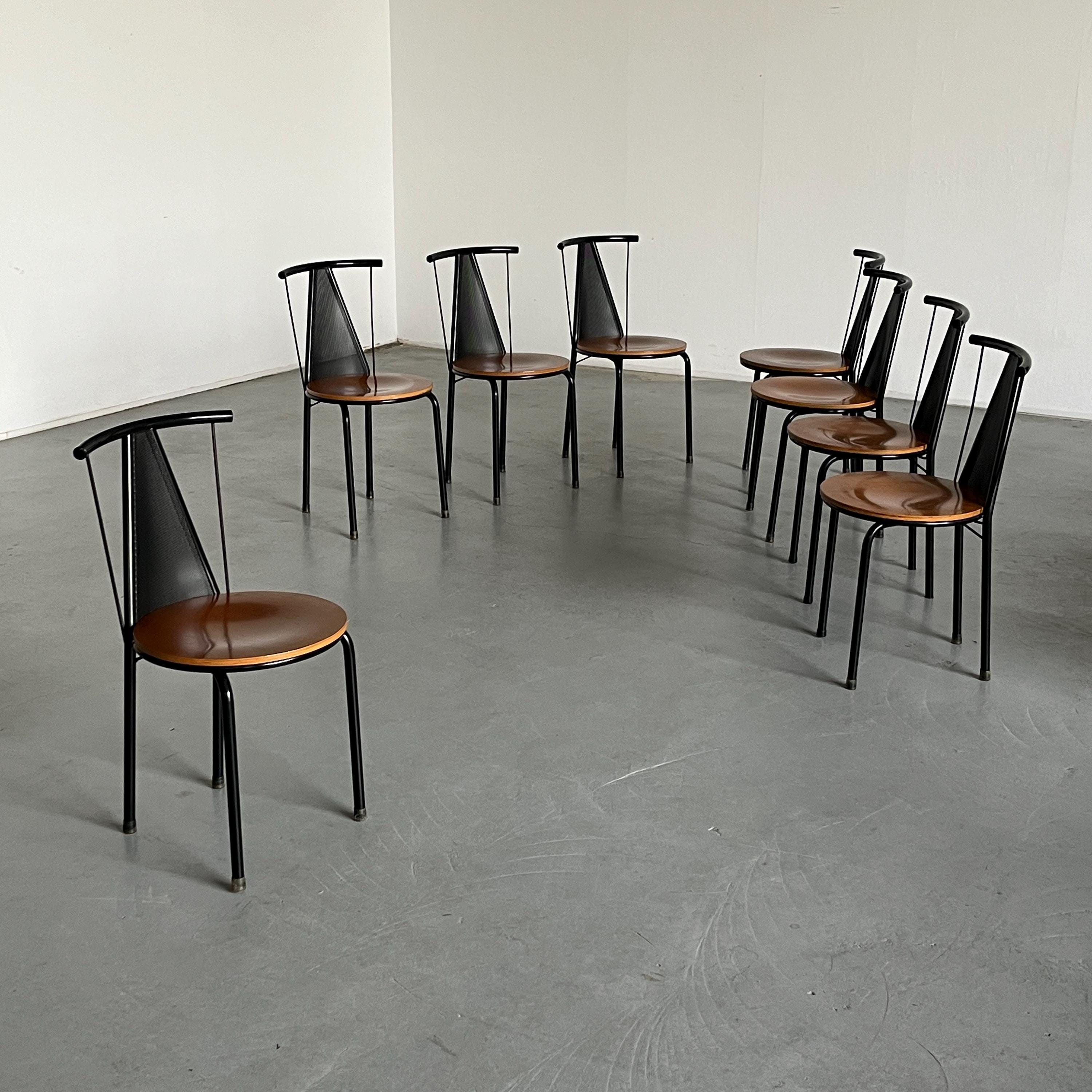 Postmodern Dining Chairs, 1980s