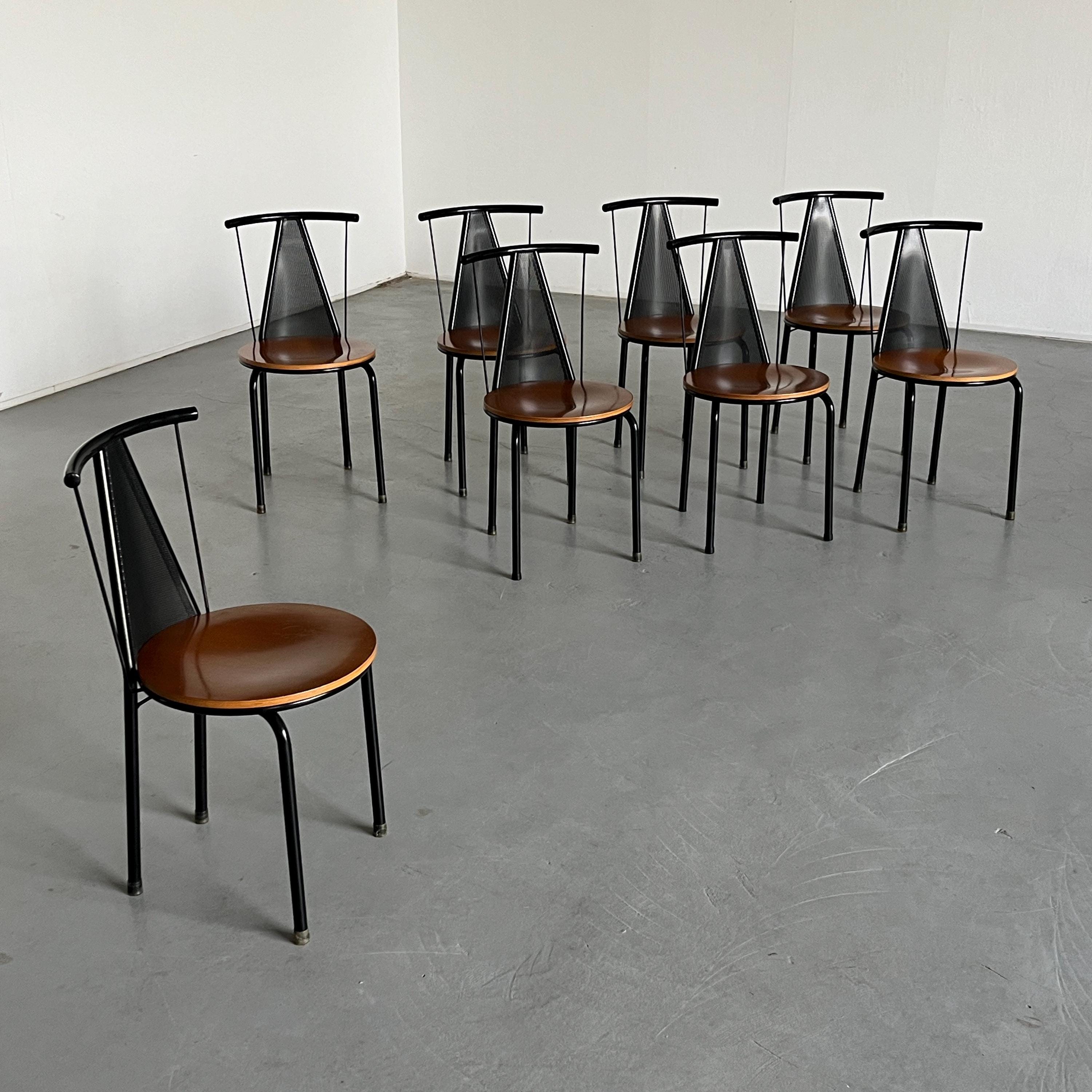 Postmodern Dining Chairs, 1980s