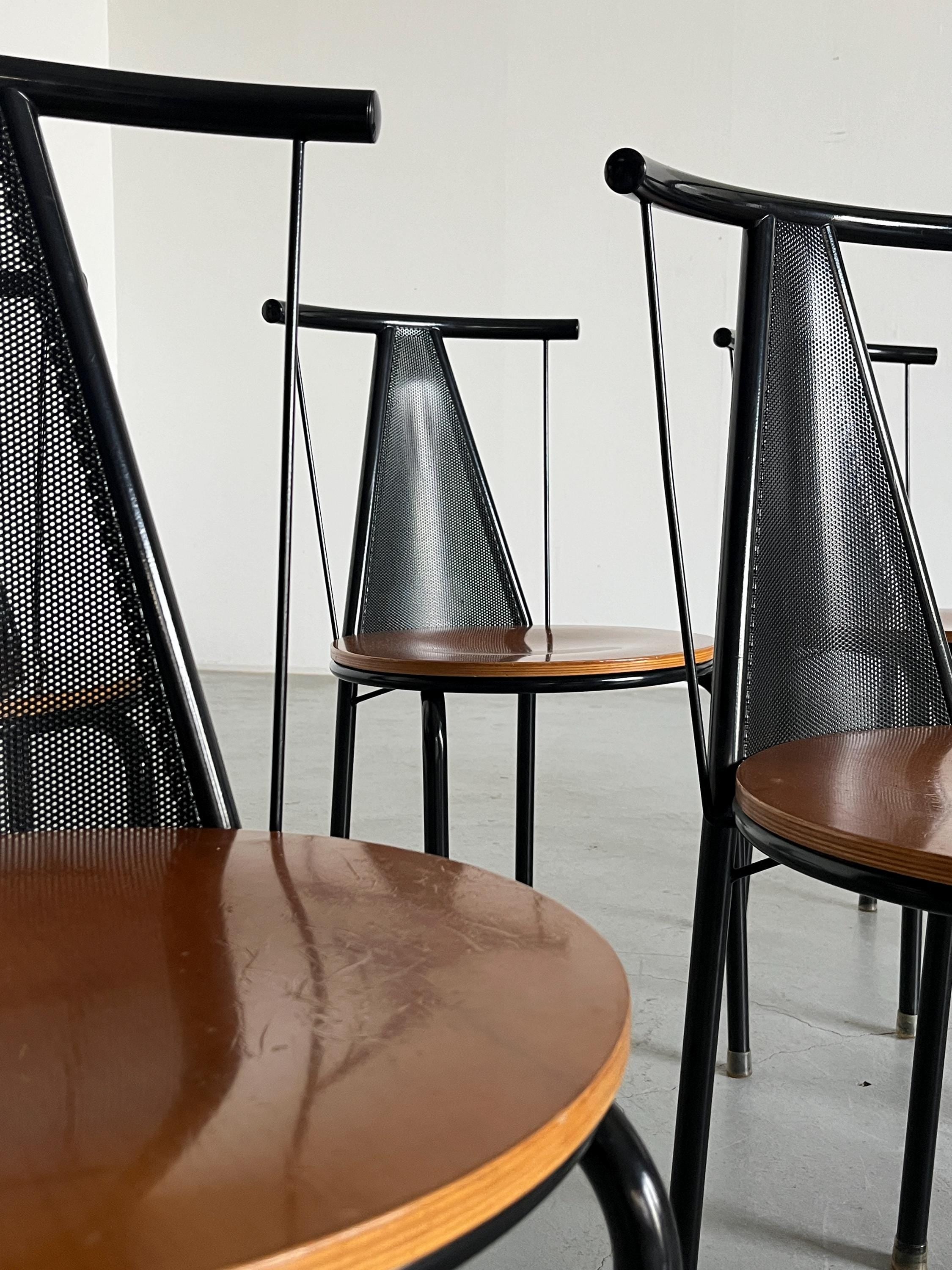 Postmodern Dining Chairs, 1980s