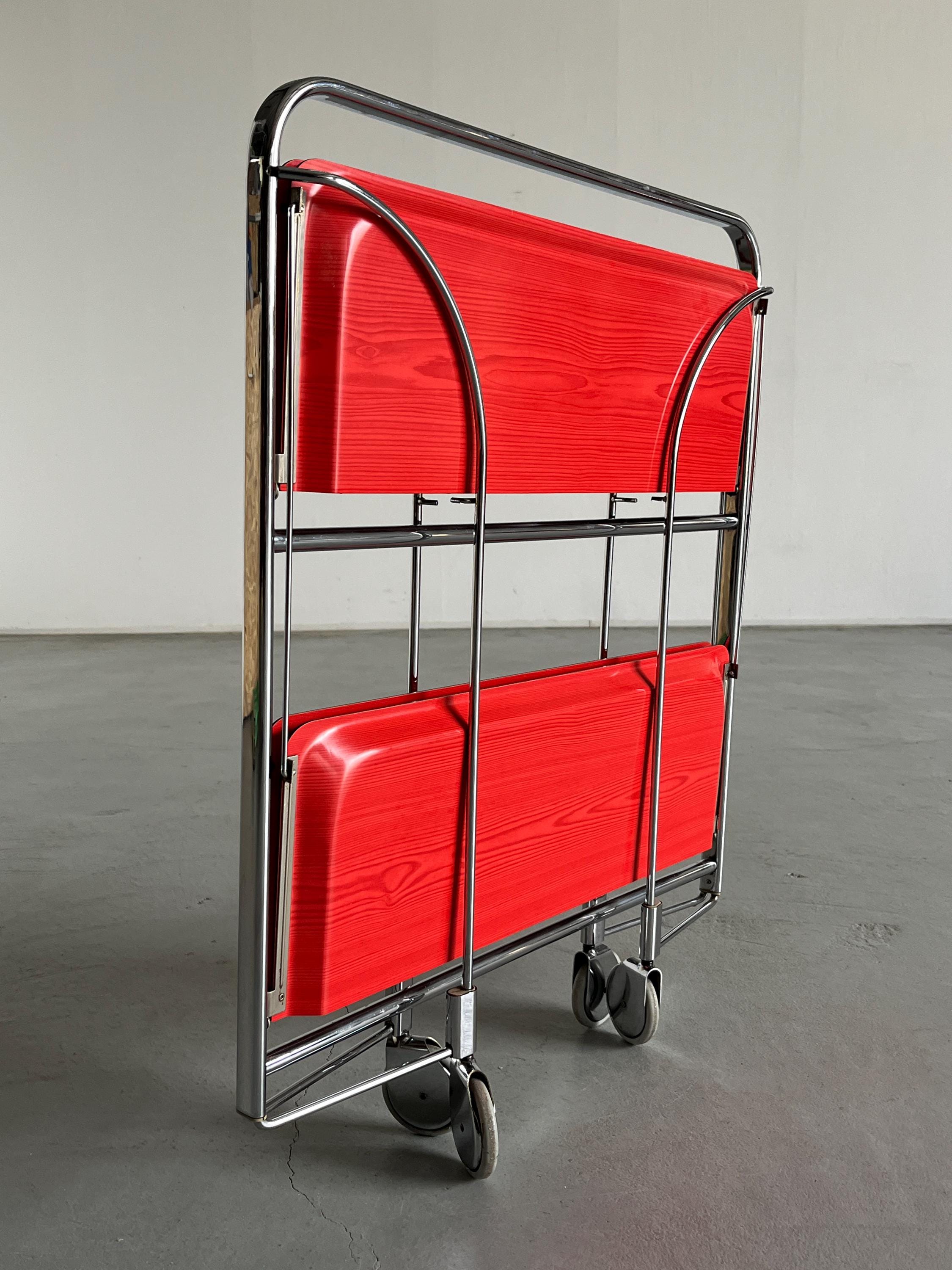 Dinett Serving Trolley by Bremshey Gerlinol, 1960s Germany